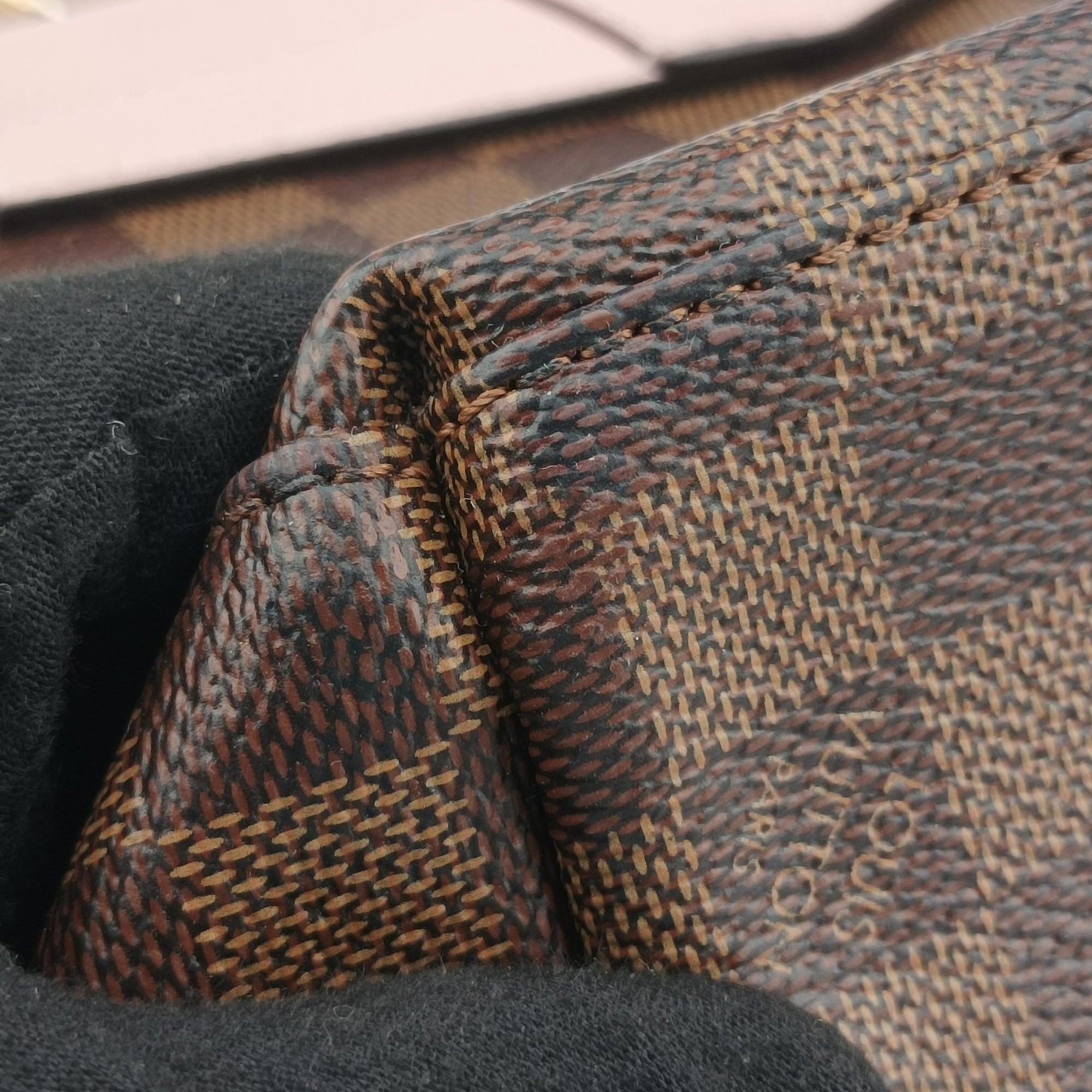 Pre-owned Louis Vuitton Daypack Clapton EBENE×MAGNOLIA Monogram Canvas×calf leather N42262 backpack/rucksack | stylenewstar