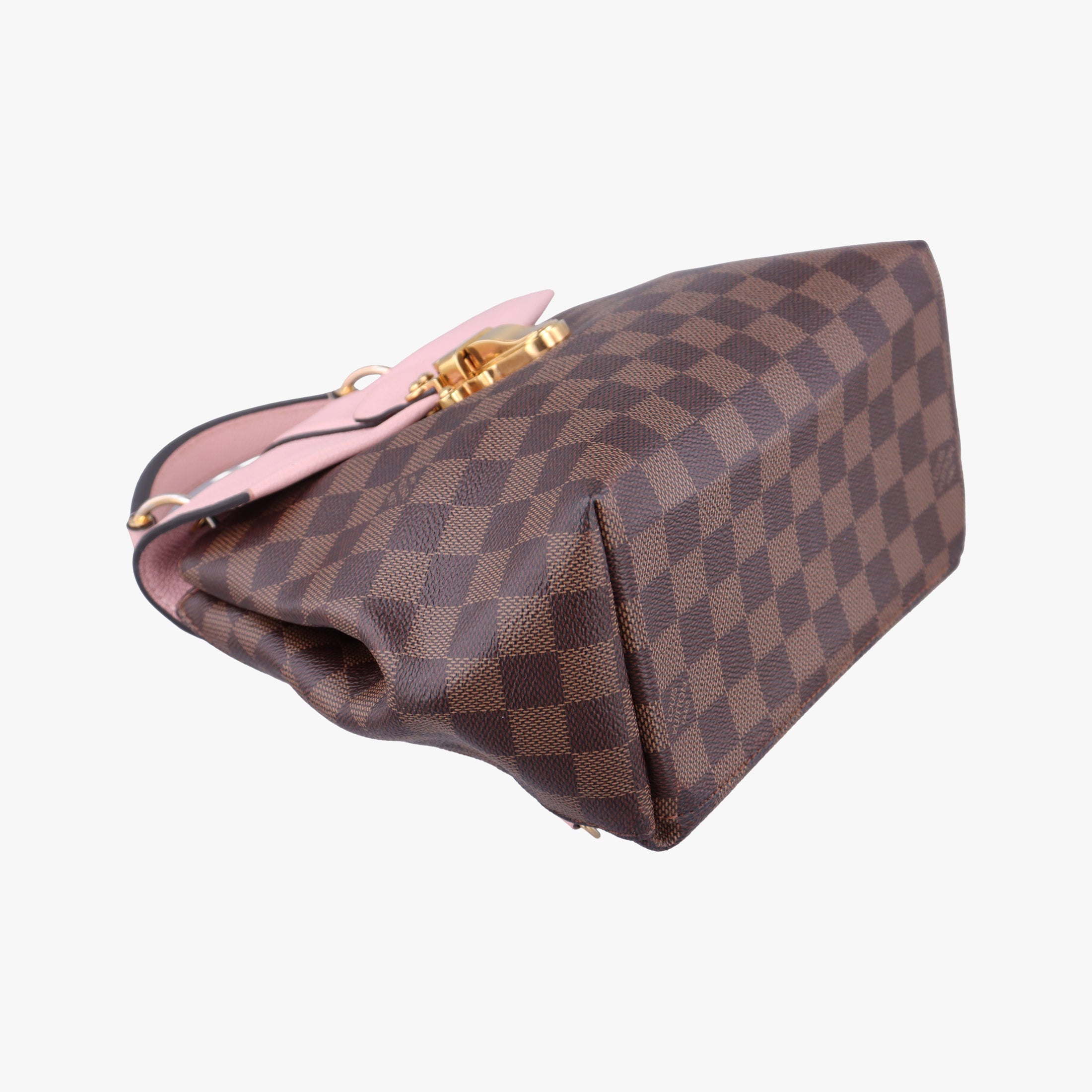 Pre-owned Louis Vuitton Daypack Clapton EBENE×MAGNOLIA Monogram Canvas×calf leather N42262 backpack/rucksack | stylenewstar