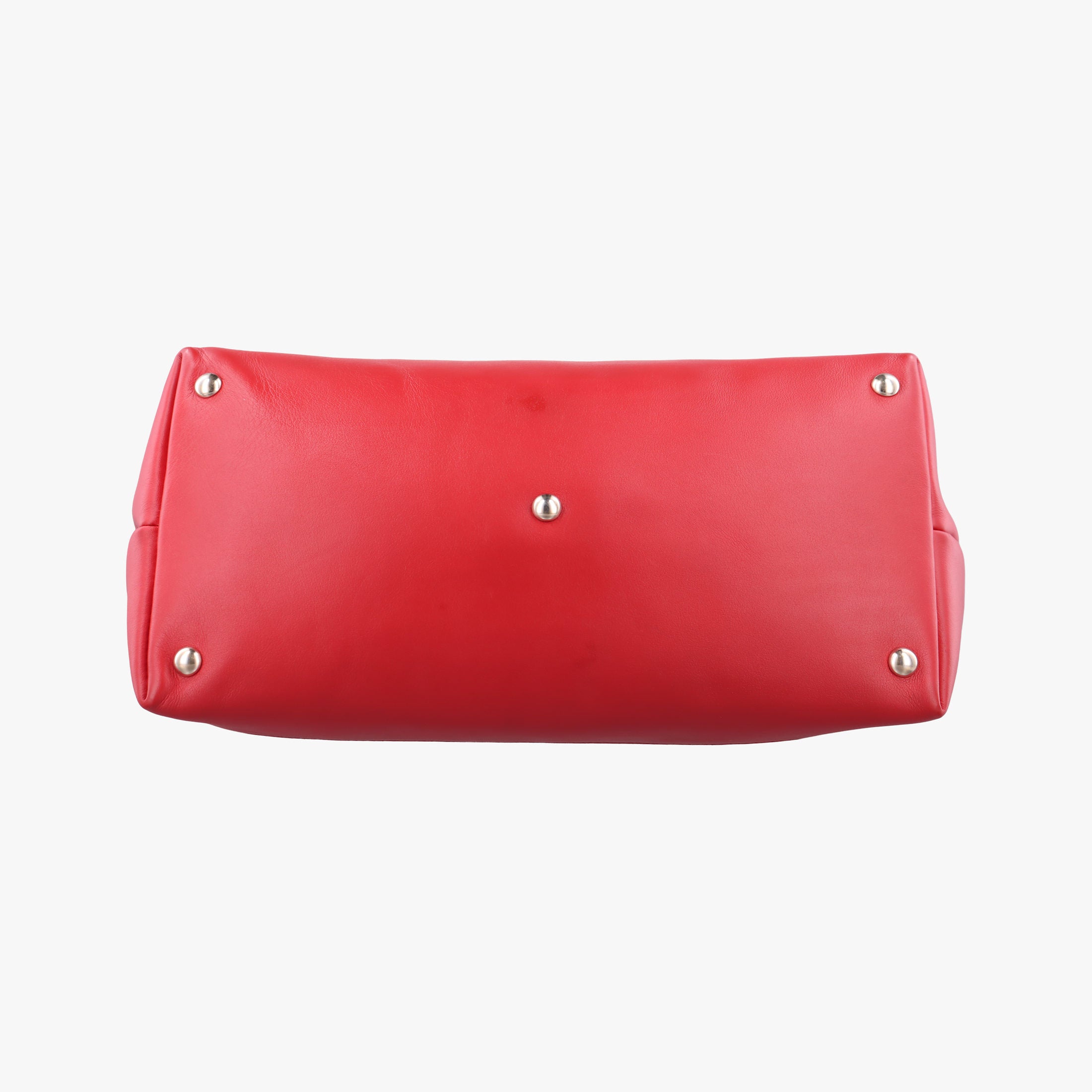 Pre-owned Gucci Valentine heart charm beige×red Canvas×Leather 309122 shoulderbag | stylenewstar