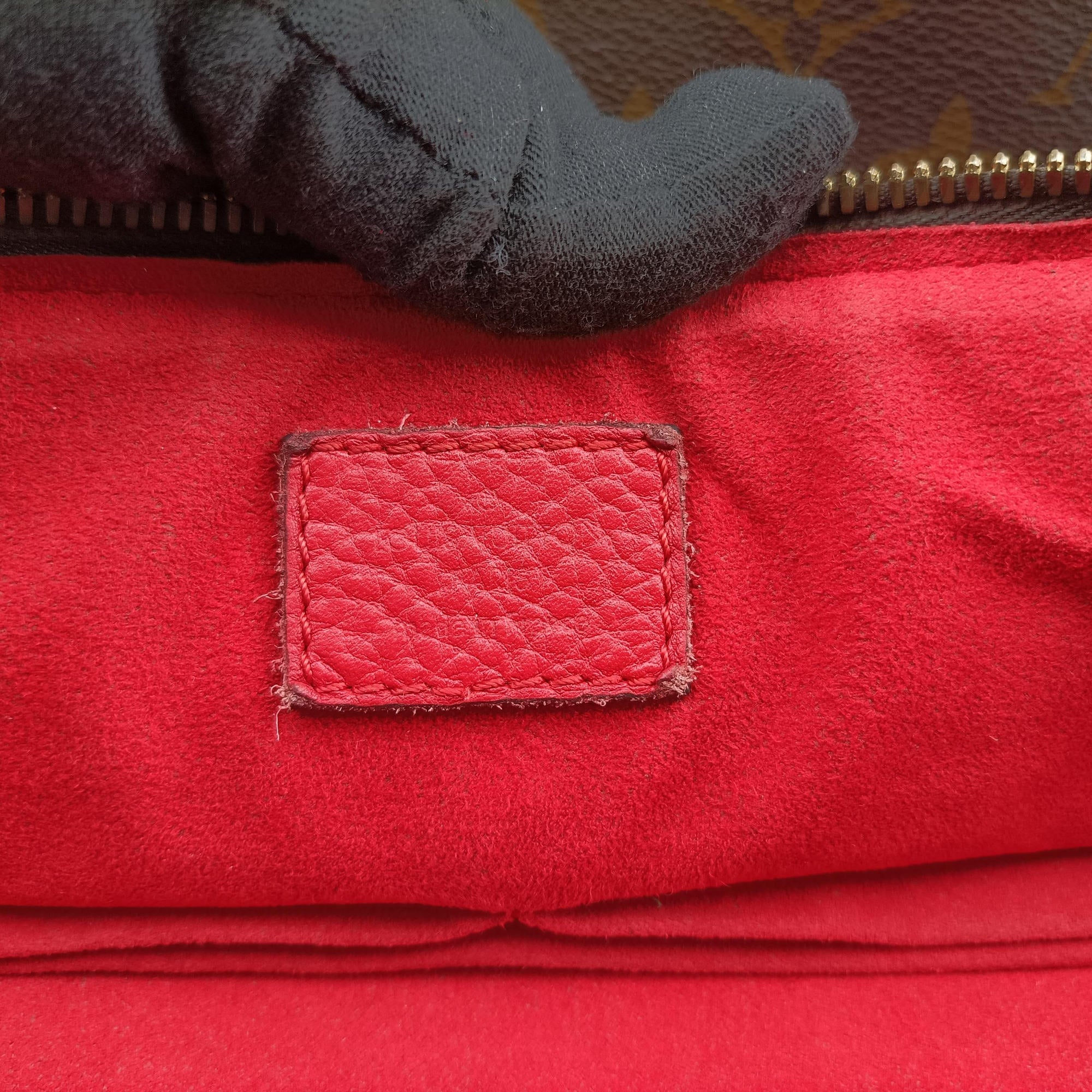 Vintage Louis Vuitton ESTRELA brown×COQUELICOT Monogram Canvas×calf leather M51193 handbag | stylenewstar