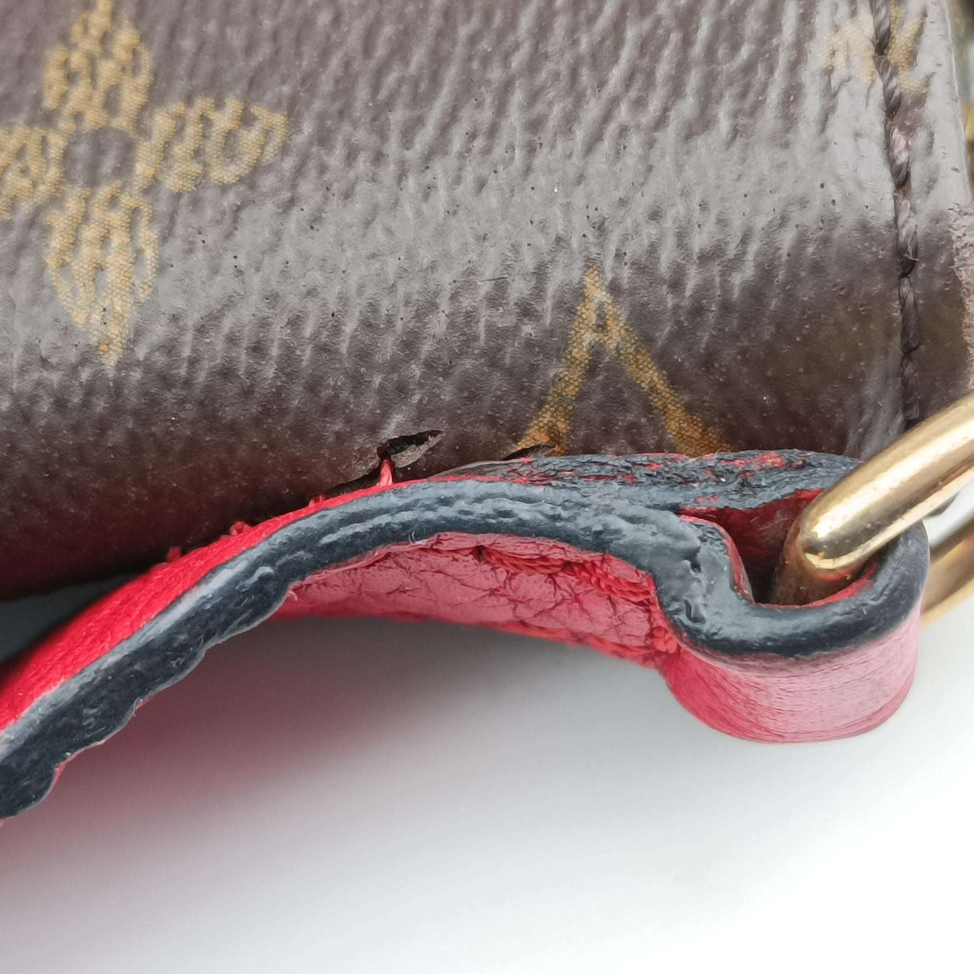 Vintage Louis Vuitton ESTRELA brown×COQUELICOT Monogram Canvas×calf leather M51193 handbag | stylenewstar