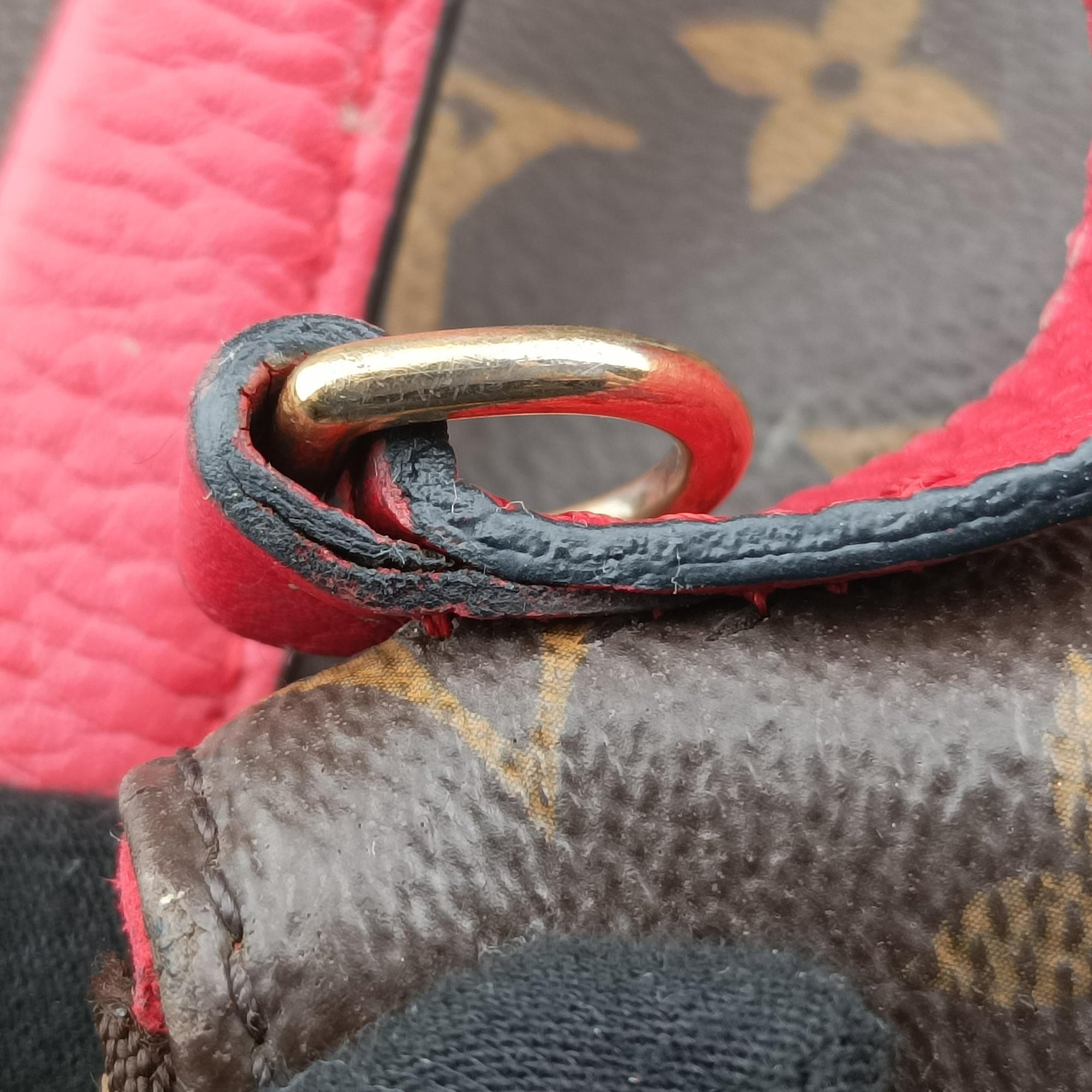 Vintage Louis Vuitton ESTRELA brown×COQUELICOT Monogram Canvas×calf leather M51193 handbag | stylenewstar
