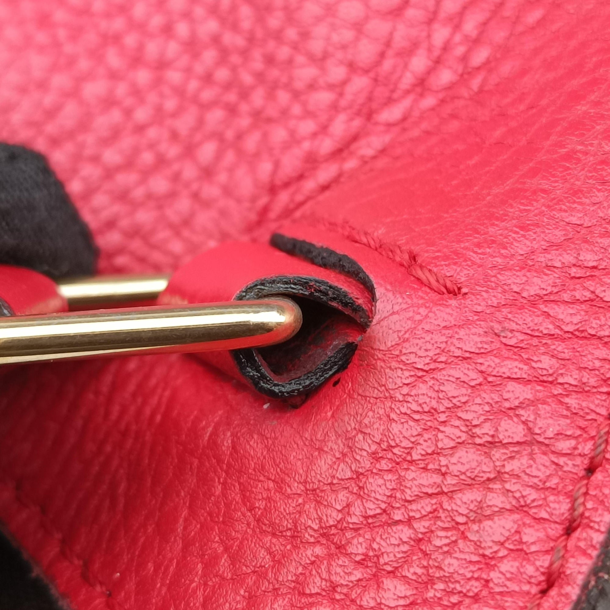 Vintage Louis Vuitton ESTRELA brown×COQUELICOT Monogram Canvas×calf leather M51193 handbag | stylenewstar