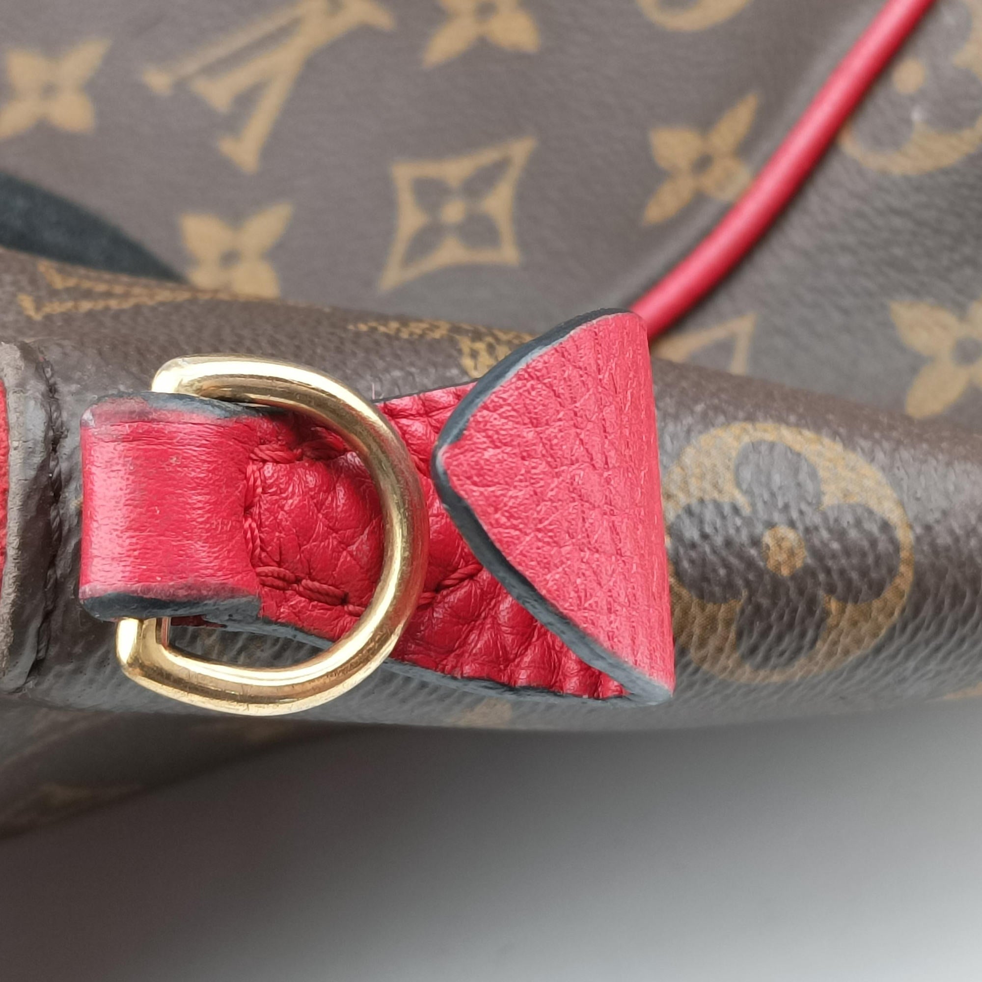 Vintage Louis Vuitton ESTRELA brown×COQUELICOT Monogram Canvas×calf leather M51193 handbag | stylenewstar