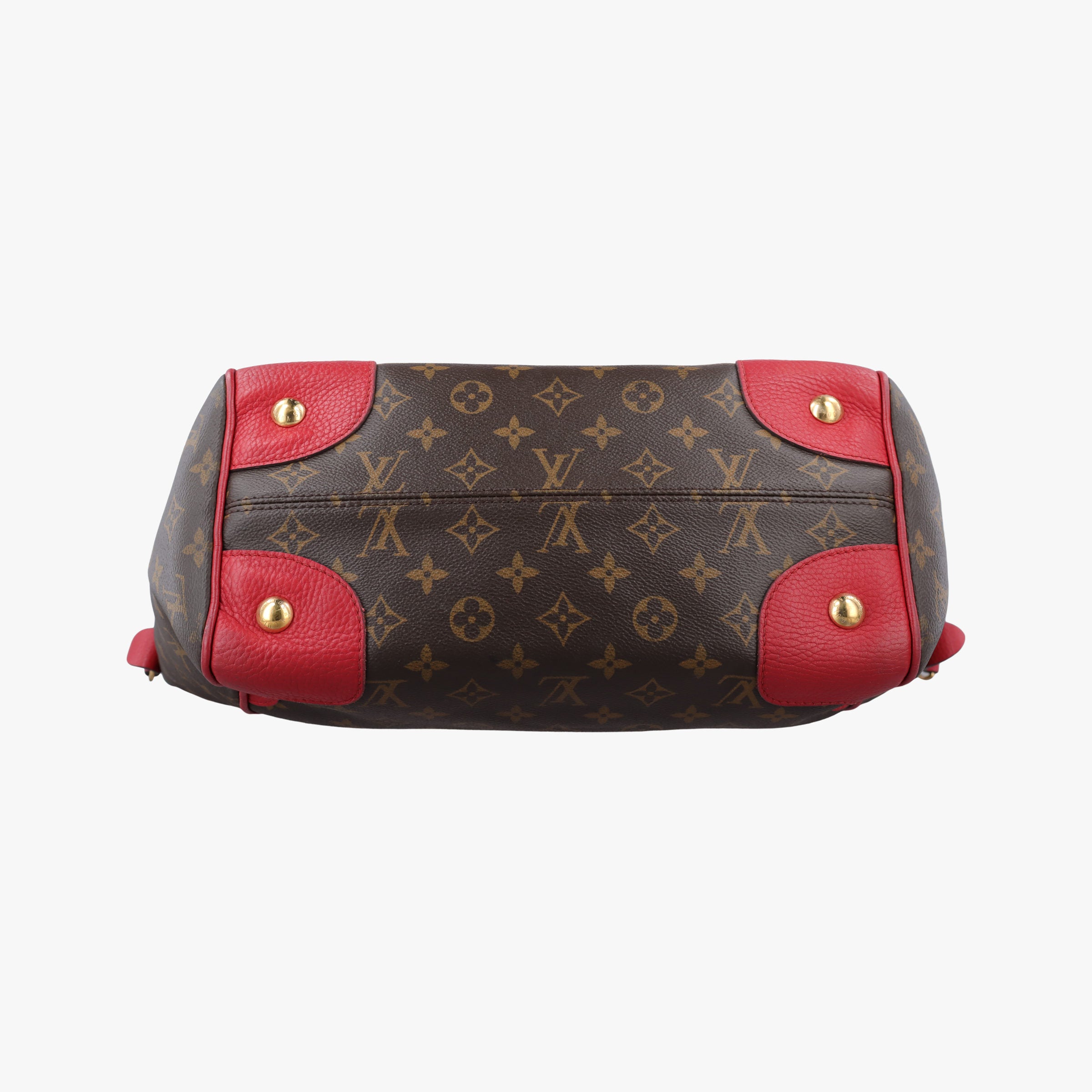 Vintage Louis Vuitton ESTRELA brown×COQUELICOT Monogram Canvas×calf leather M51193 handbag | stylenewstar