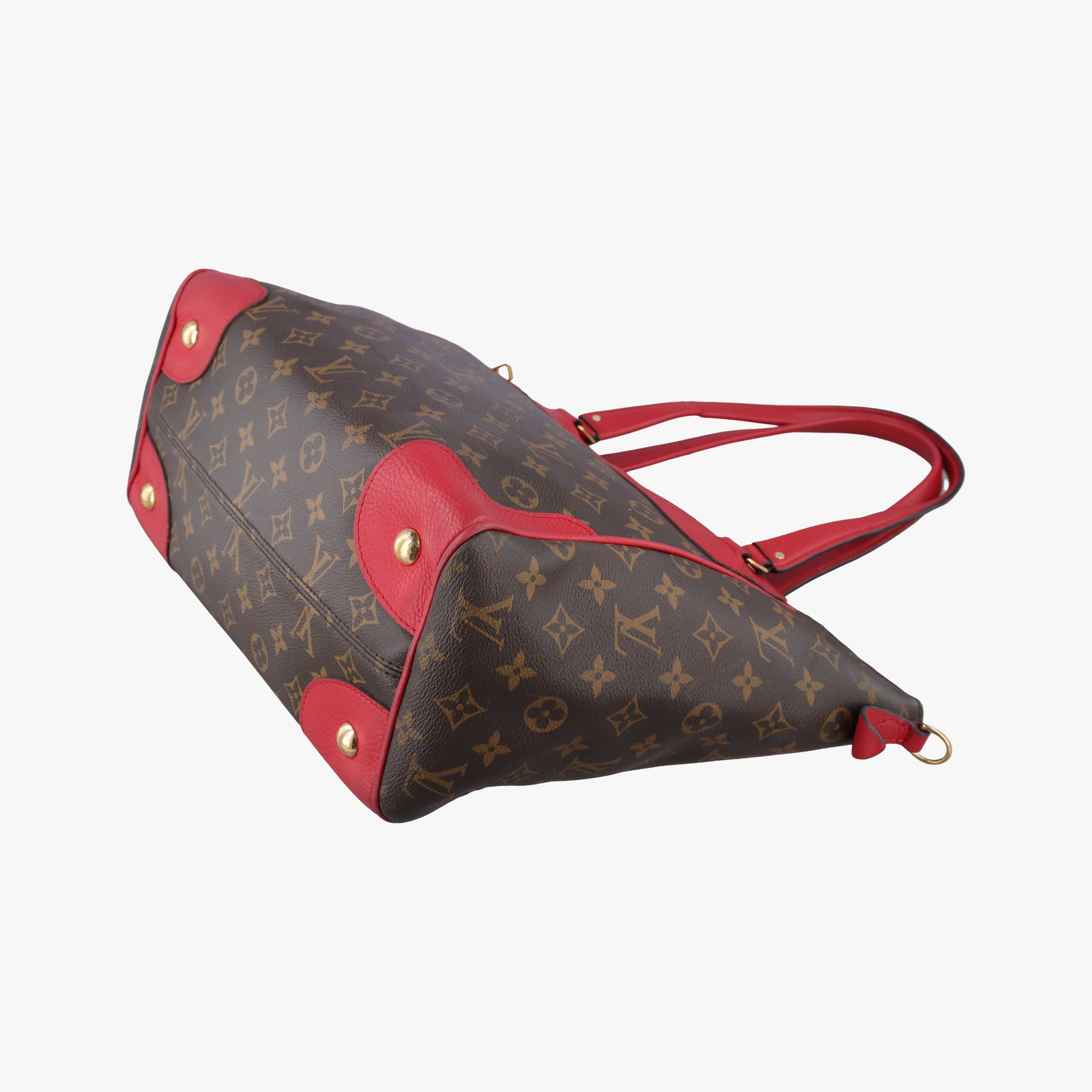 Vintage Louis Vuitton ESTRELA brown×COQUELICOT Monogram Canvas×calf leather M51193 handbag | stylenewstar
