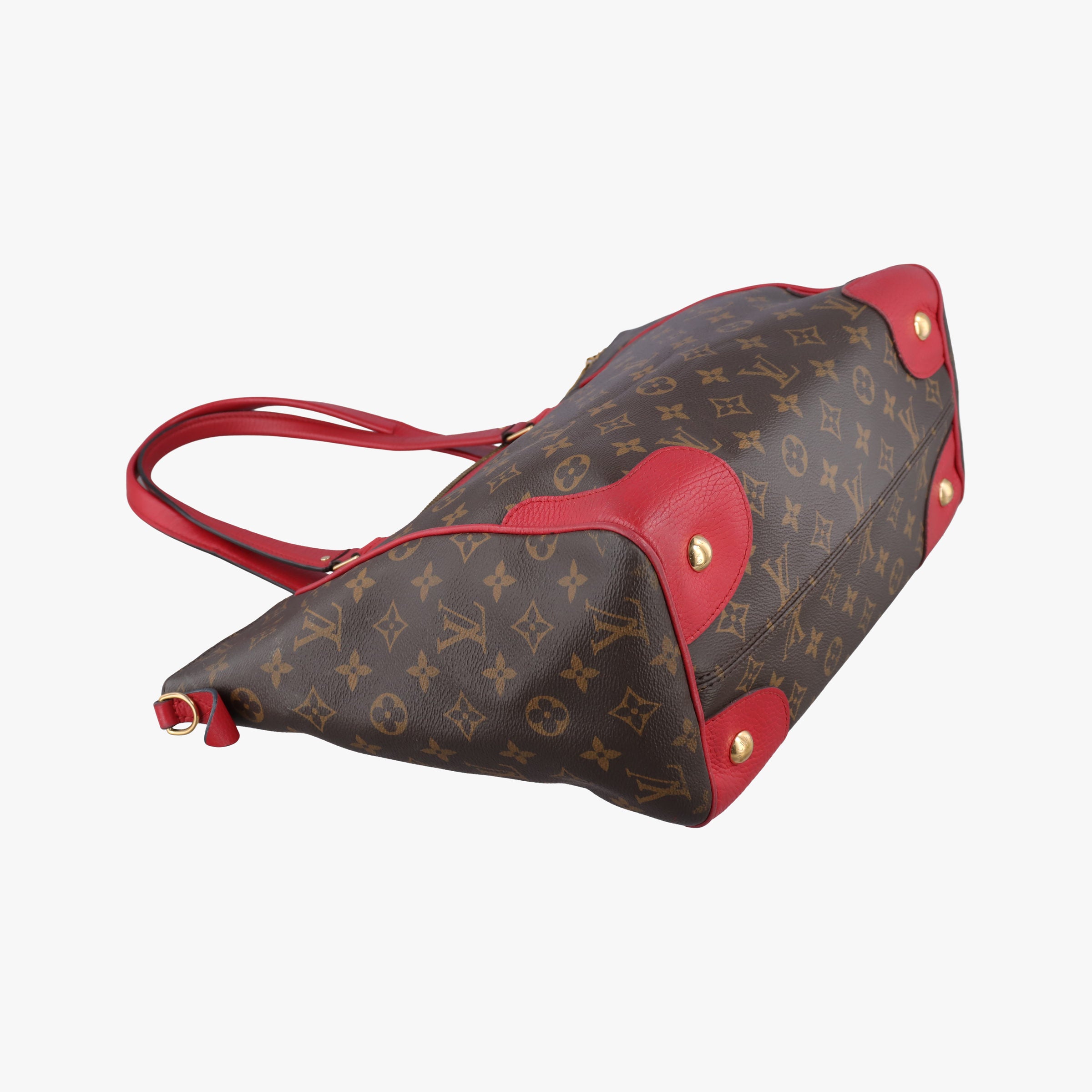 Vintage Louis Vuitton ESTRELA brown×COQUELICOT Monogram Canvas×calf leather M51193 handbag | stylenewstar