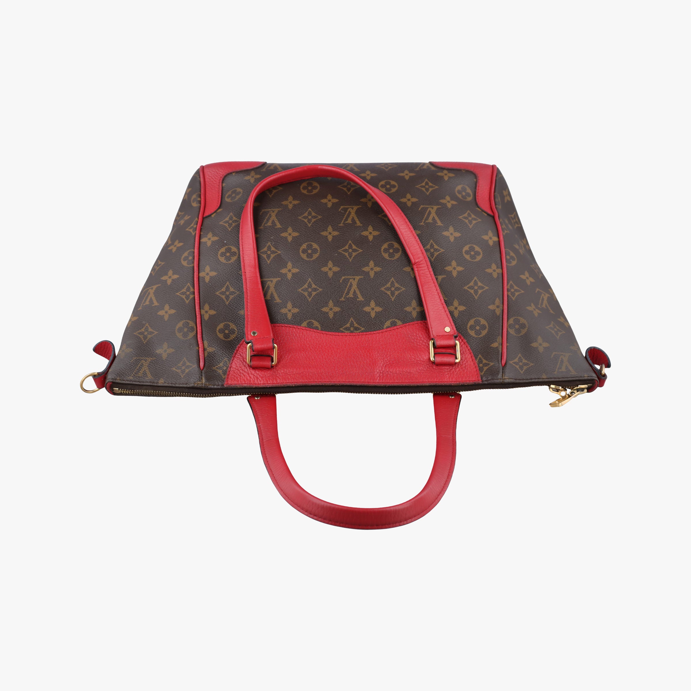 Vintage Louis Vuitton ESTRELA brown×COQUELICOT Monogram Canvas×calf leather M51193 handbag | stylenewstar