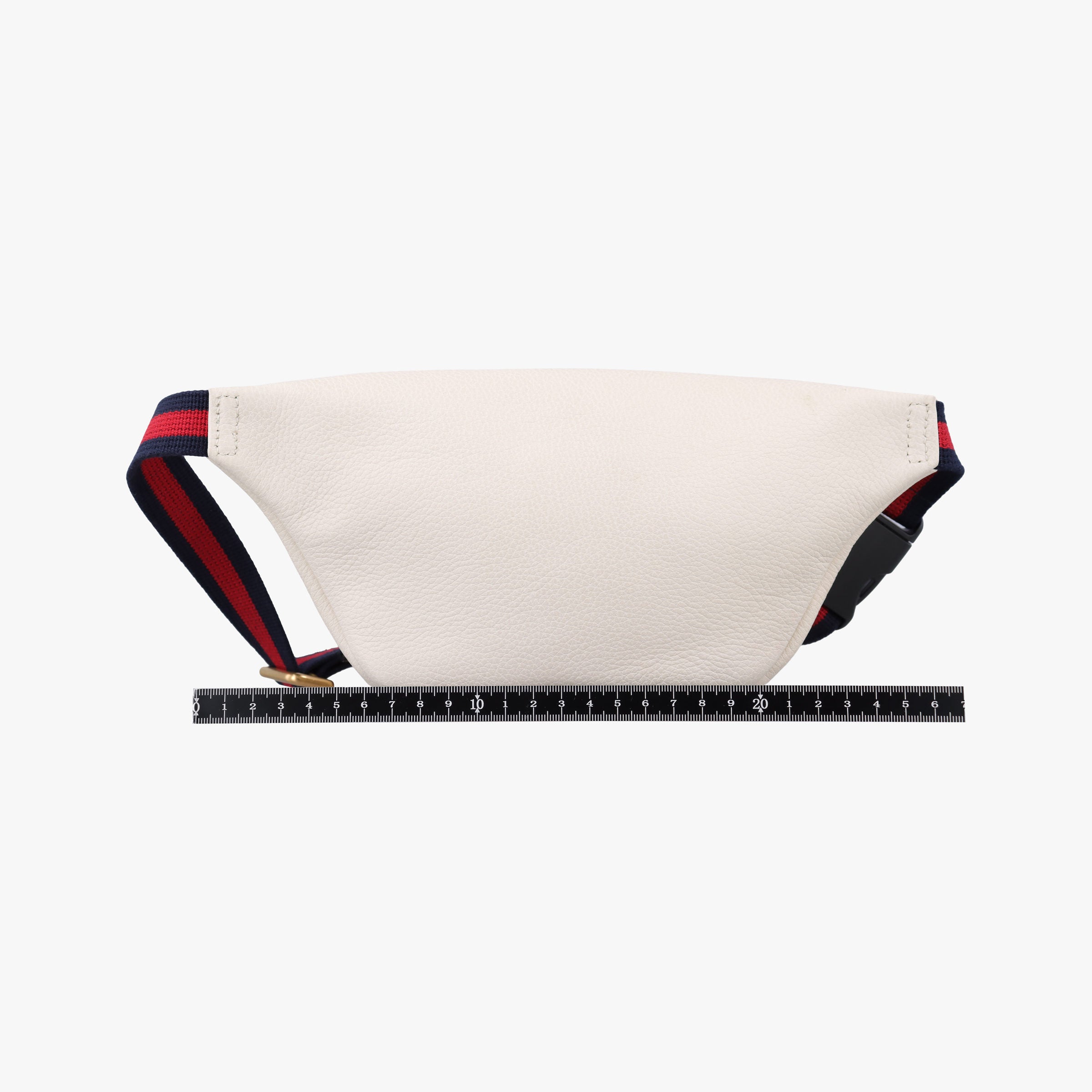 Secondhand Gucci Print White Leather 527792 bum bag/waist bag | stylenewstar