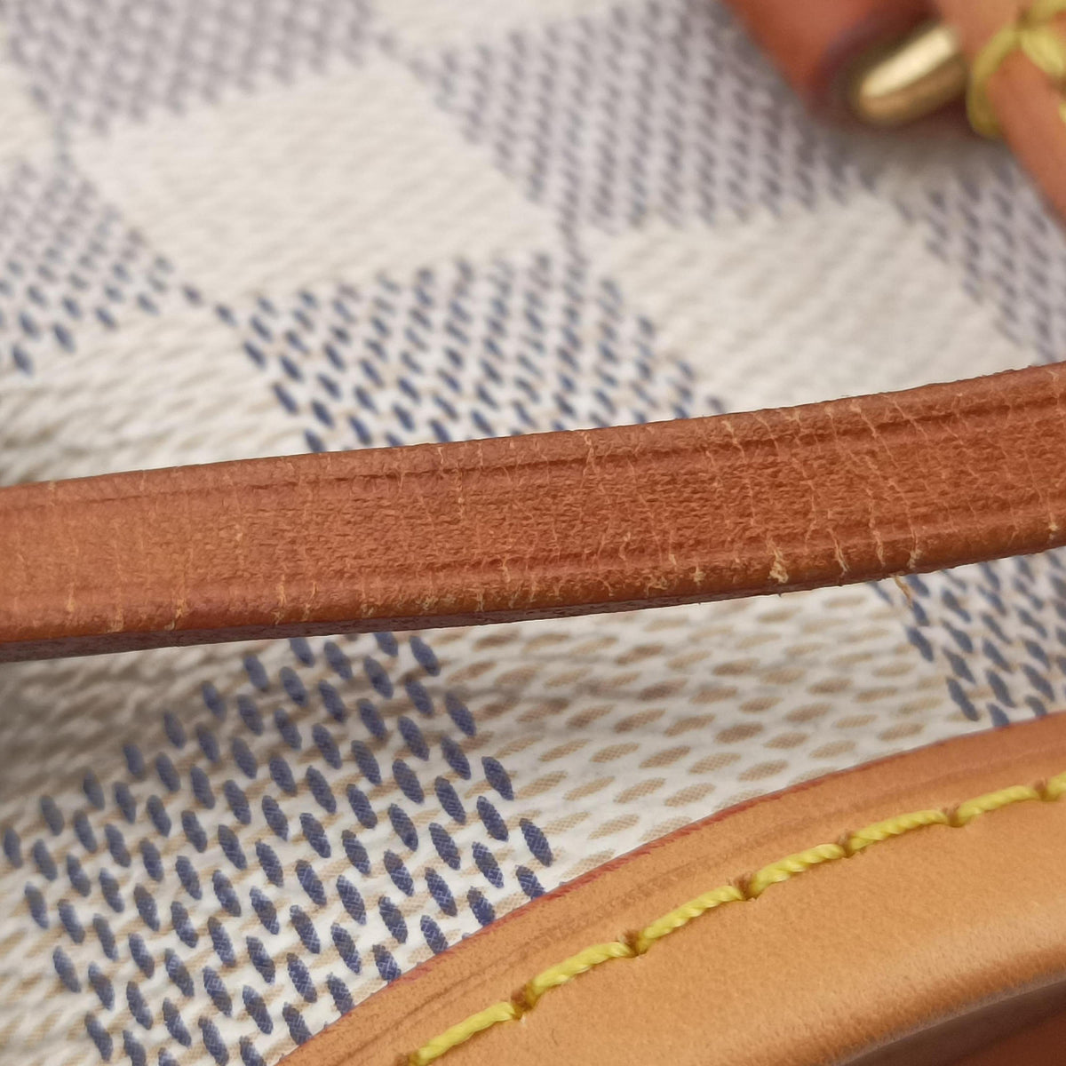 Pre-owned Louis Vuitton Neverfull MM Azur Damier Canvas N51107 shoulderbag | stylenewstar
