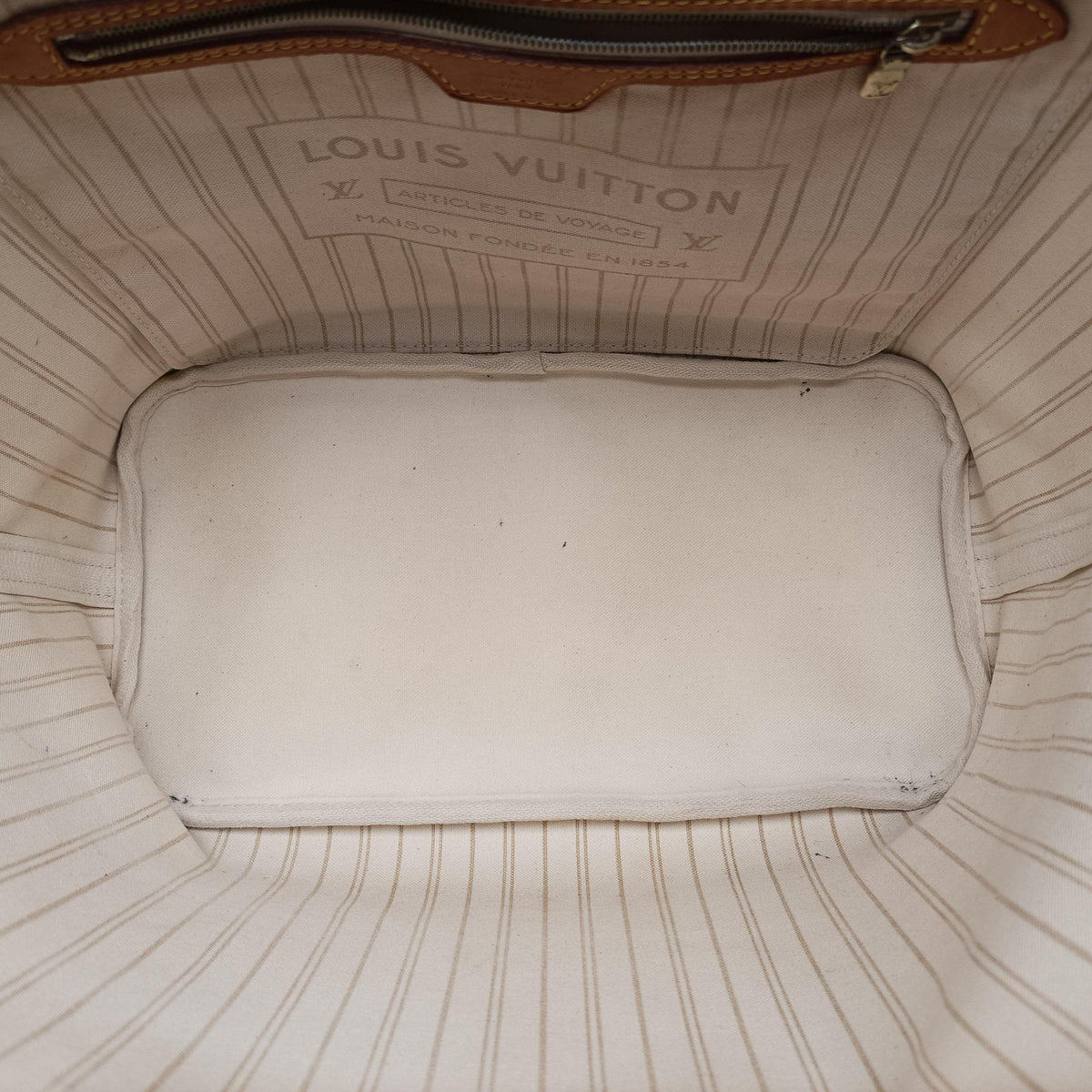 Pre-owned Louis Vuitton Neverfull MM Azur Damier Canvas N51107 shoulderbag | stylenewstar