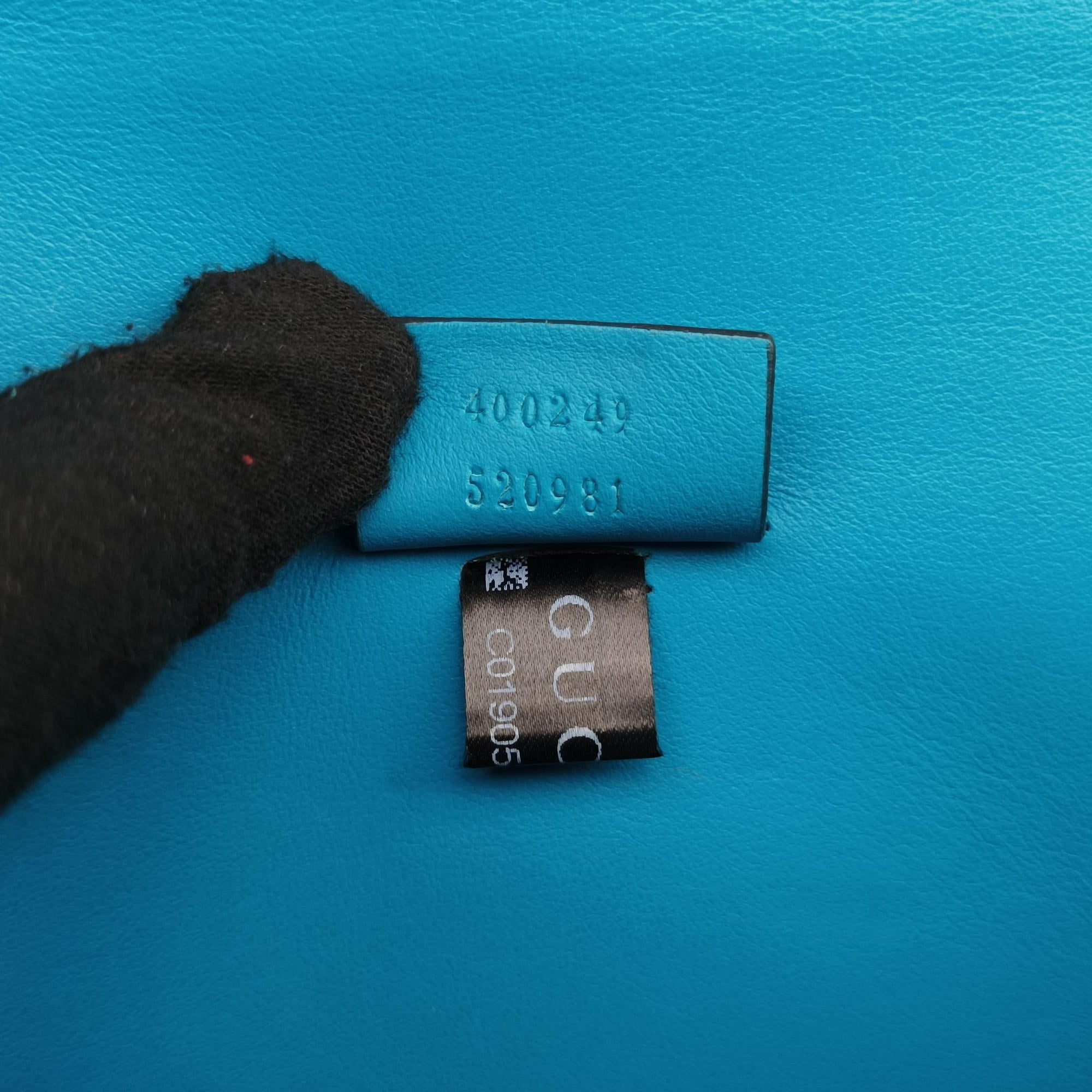 Vintage Gucci Dionysus Blue Suede 400249 shoulderbag | stylenewstar