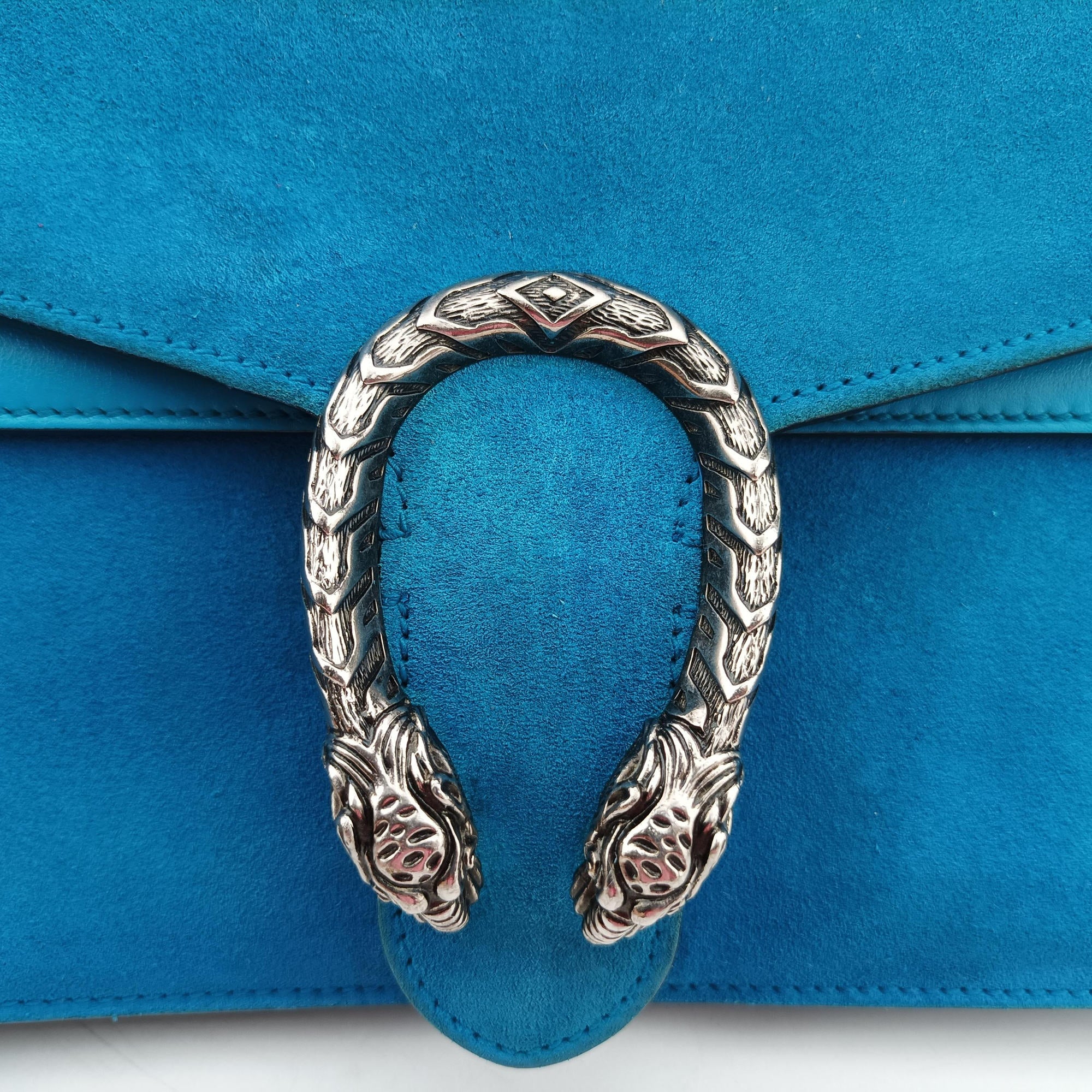 Vintage Gucci Dionysus Blue Suede 400249 shoulderbag | stylenewstar
