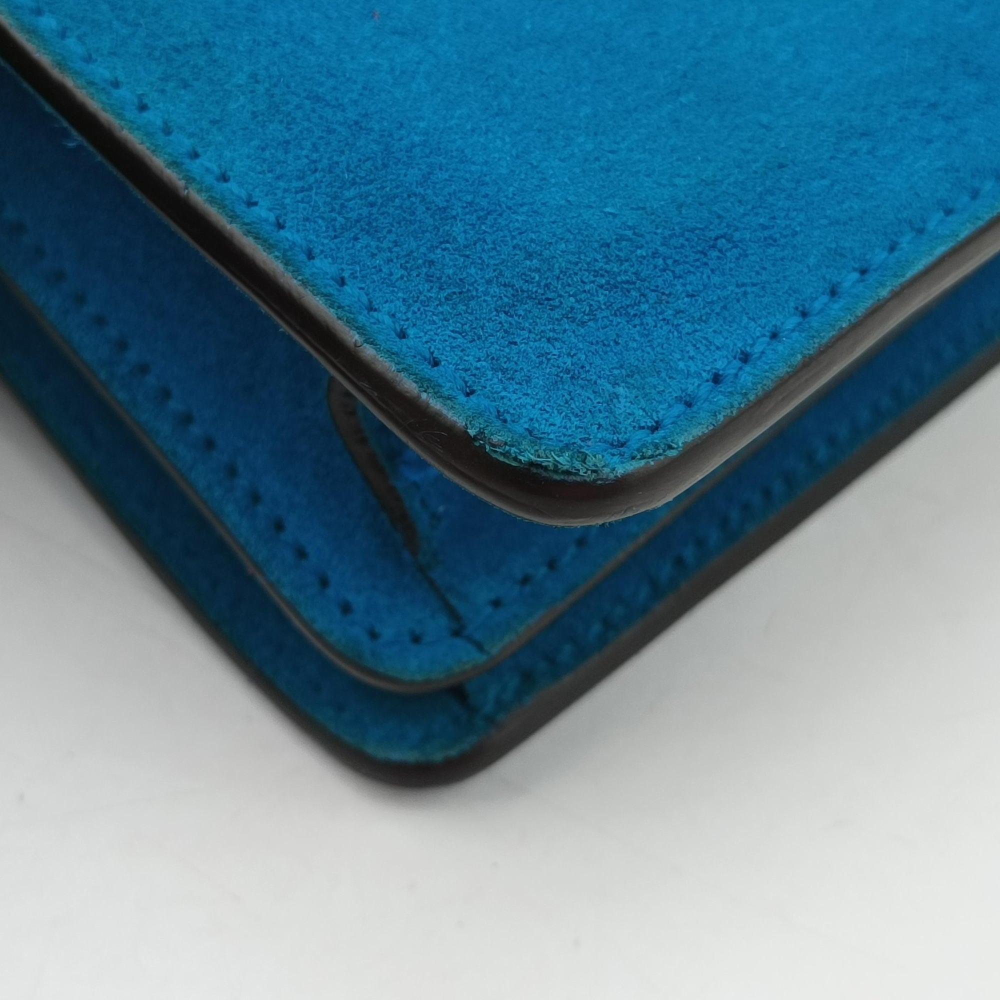Vintage Gucci Dionysus Blue Suede 400249 shoulderbag | stylenewstar