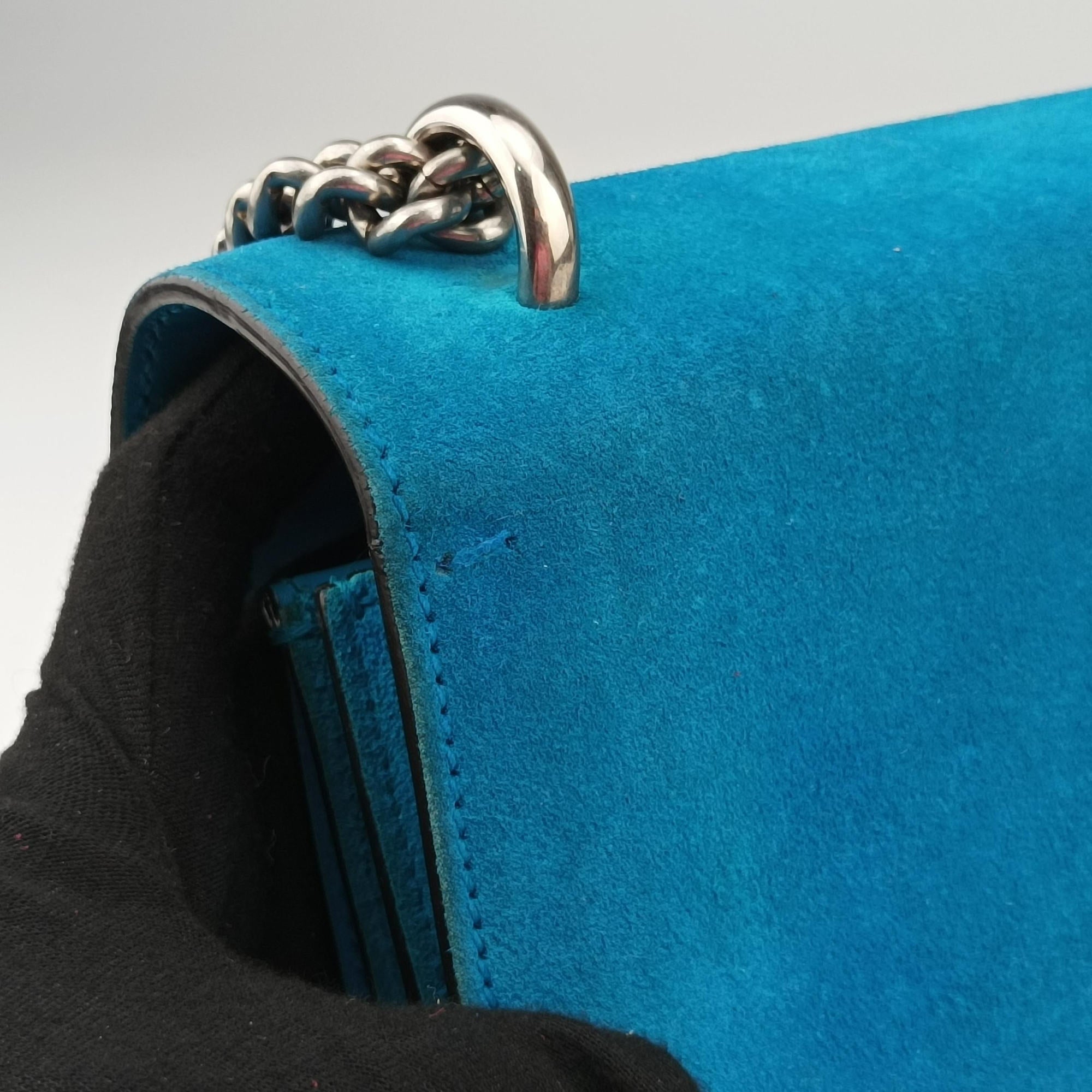 Vintage Gucci Dionysus Blue Suede 400249 shoulderbag | stylenewstar