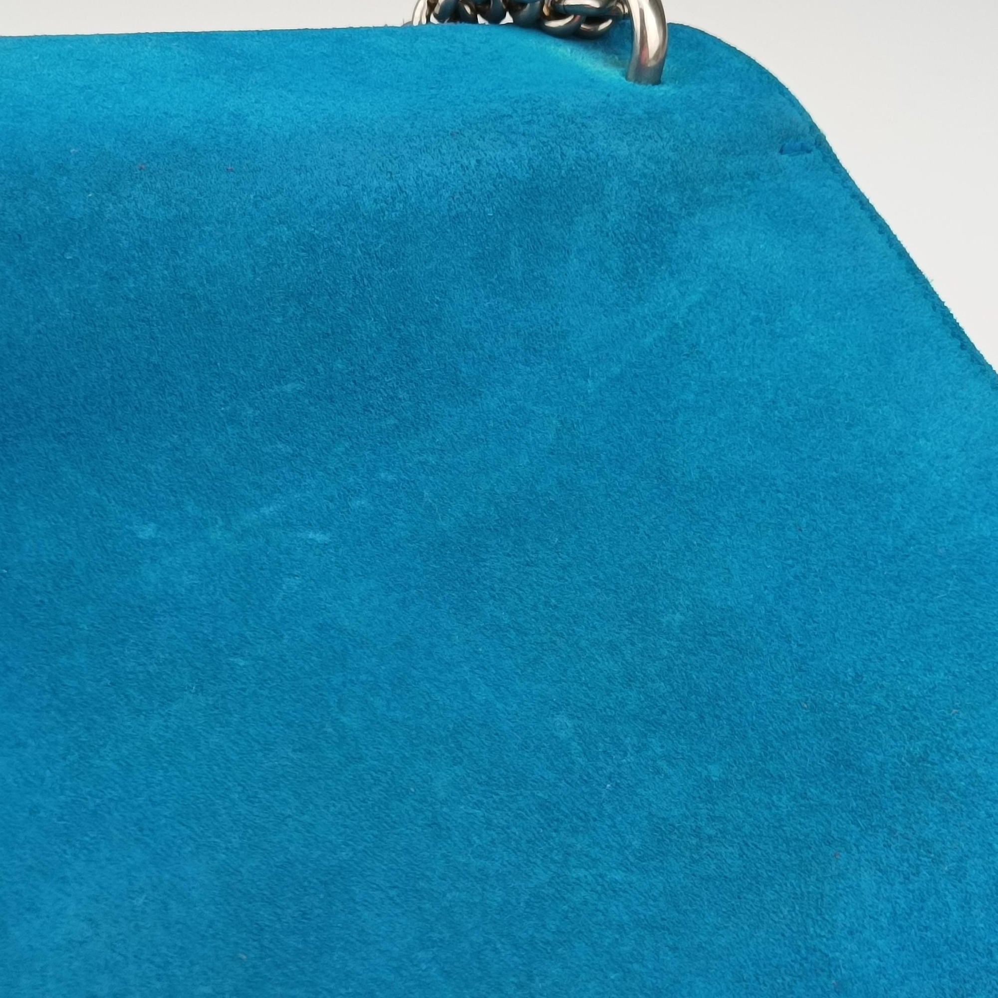 Vintage Gucci Dionysus Blue Suede 400249 shoulderbag | stylenewstar