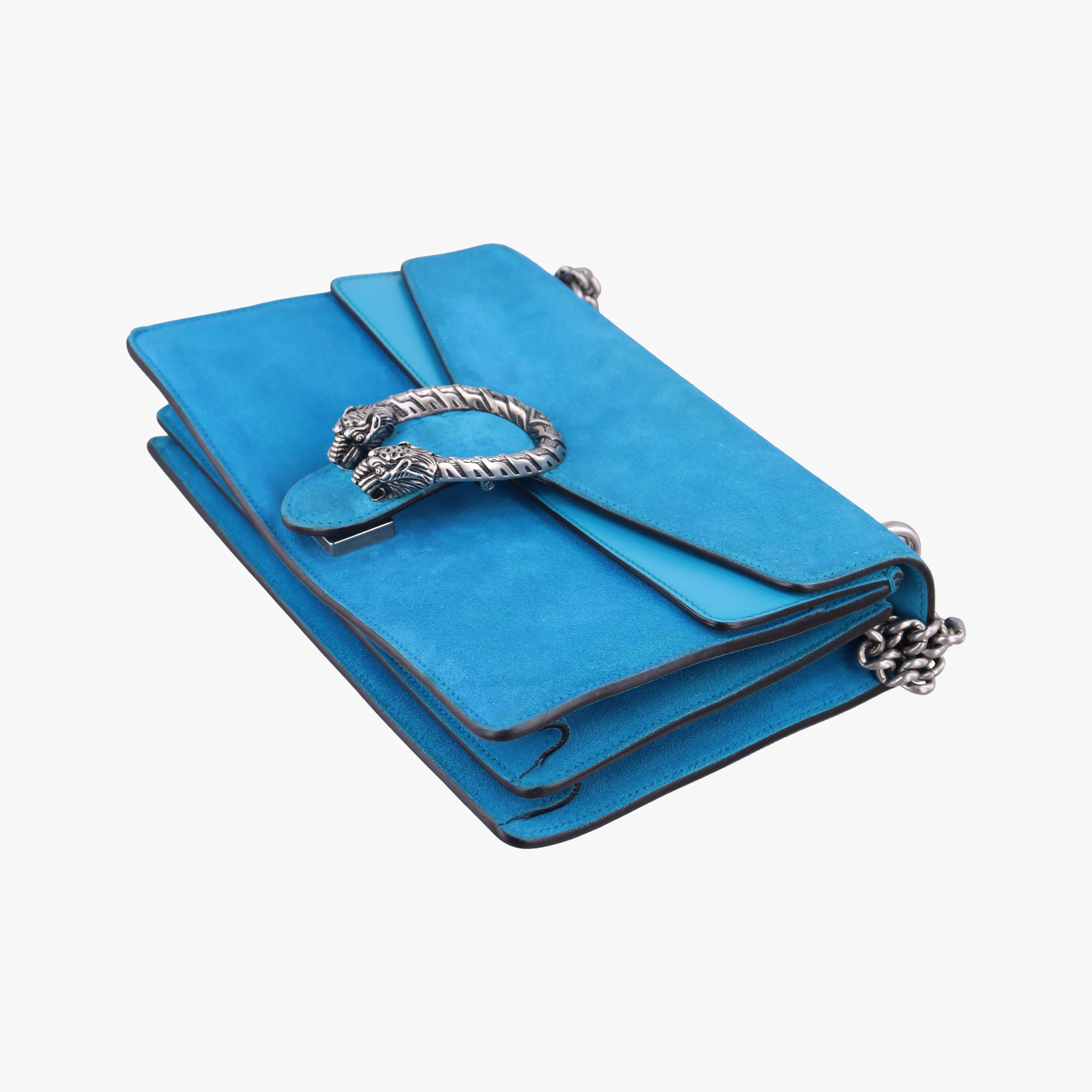 Vintage Gucci Dionysus Blue Suede 400249 shoulderbag | stylenewstar