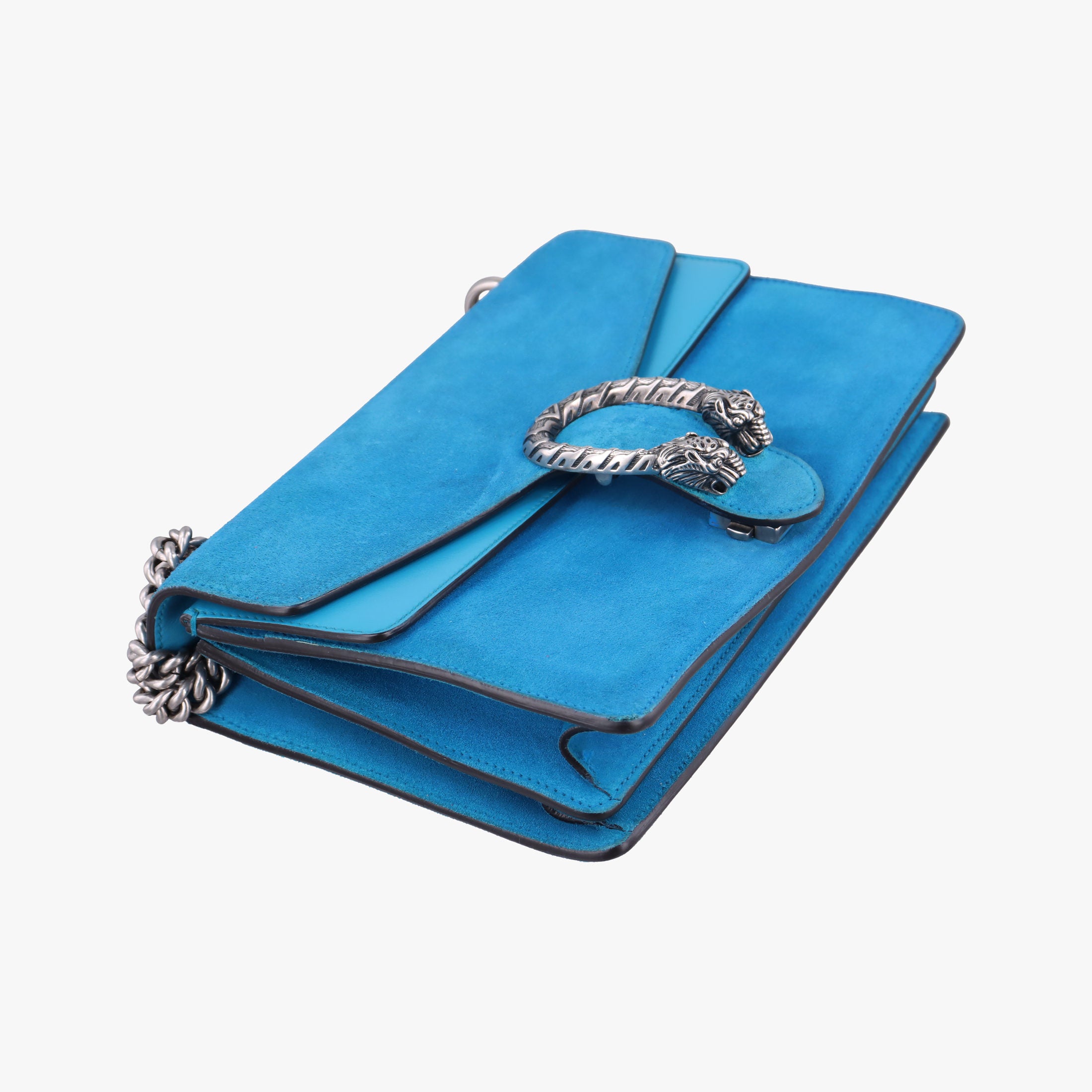 Vintage Gucci Dionysus Blue Suede 400249 shoulderbag | stylenewstar