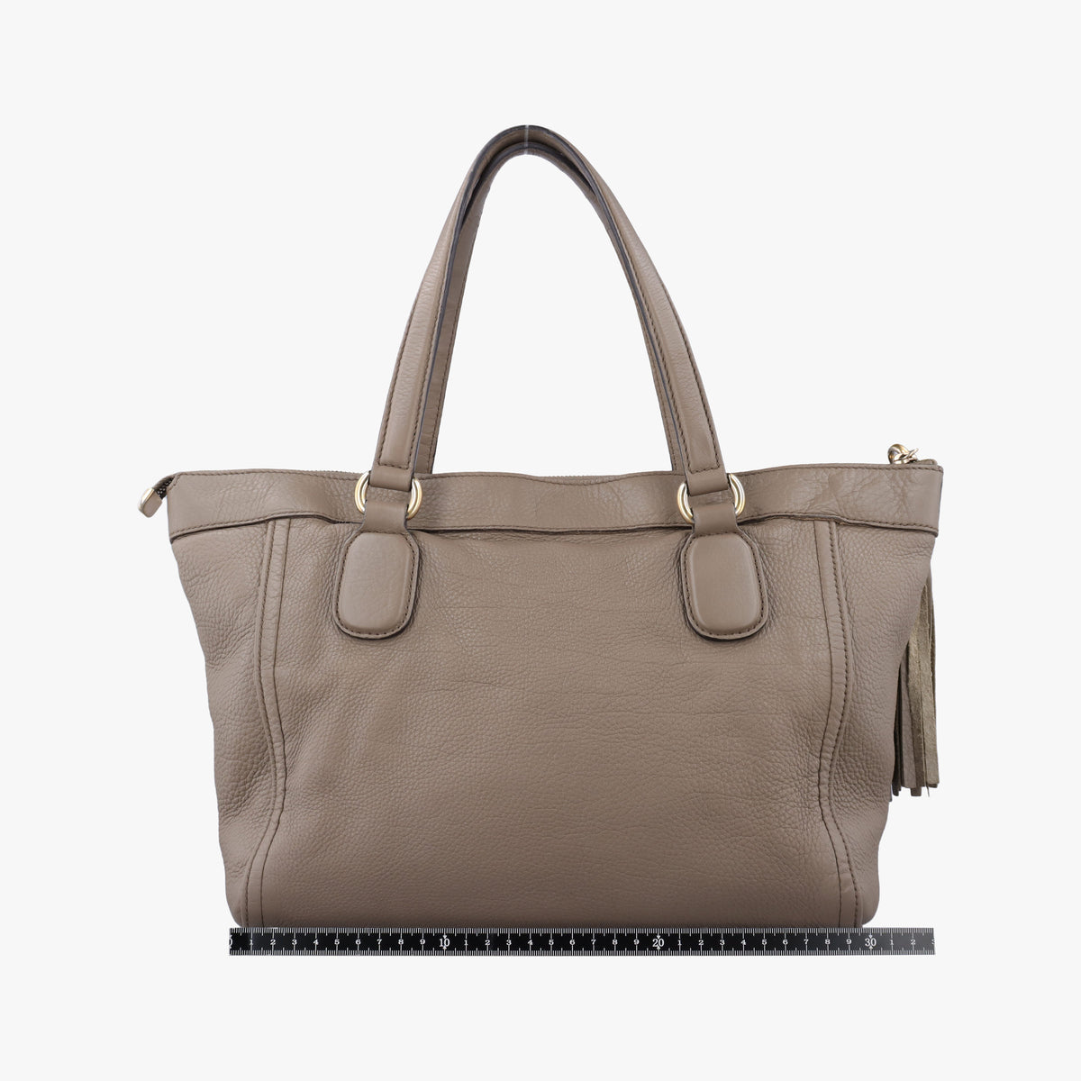 Vintage Gucci Soho Gray beige Leather 282307 handbag | stylenewstar