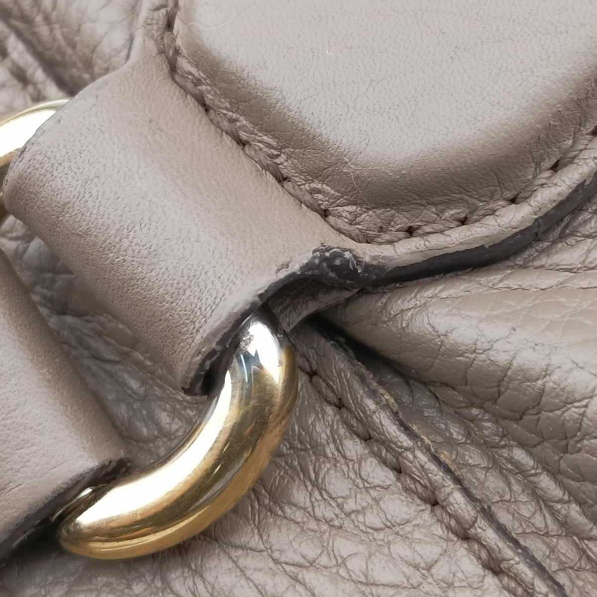 Vintage Gucci Soho Gray beige Leather 282307 handbag | stylenewstar