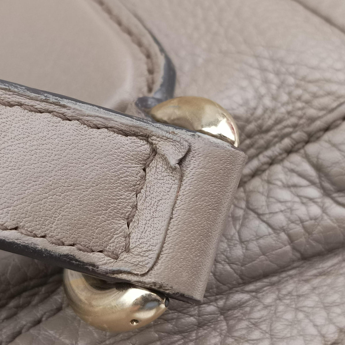 Vintage Gucci Soho Gray beige Leather 282307 handbag | stylenewstar