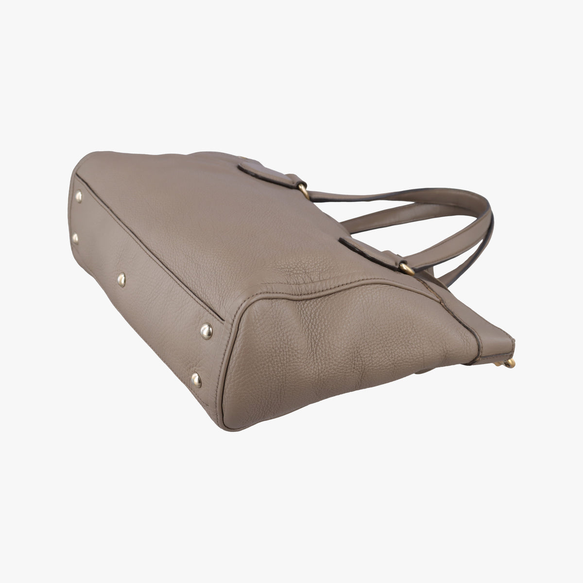 Vintage Gucci Soho Gray beige Leather 282307 handbag | stylenewstar