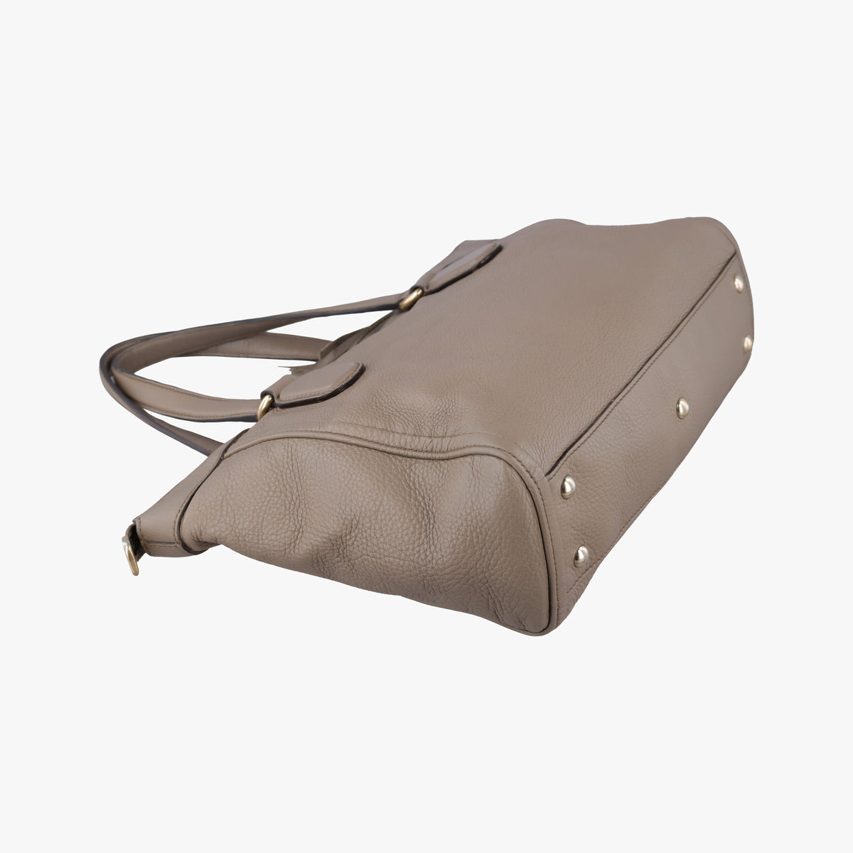 Vintage Gucci Soho Gray beige Leather 282307 handbag | stylenewstar