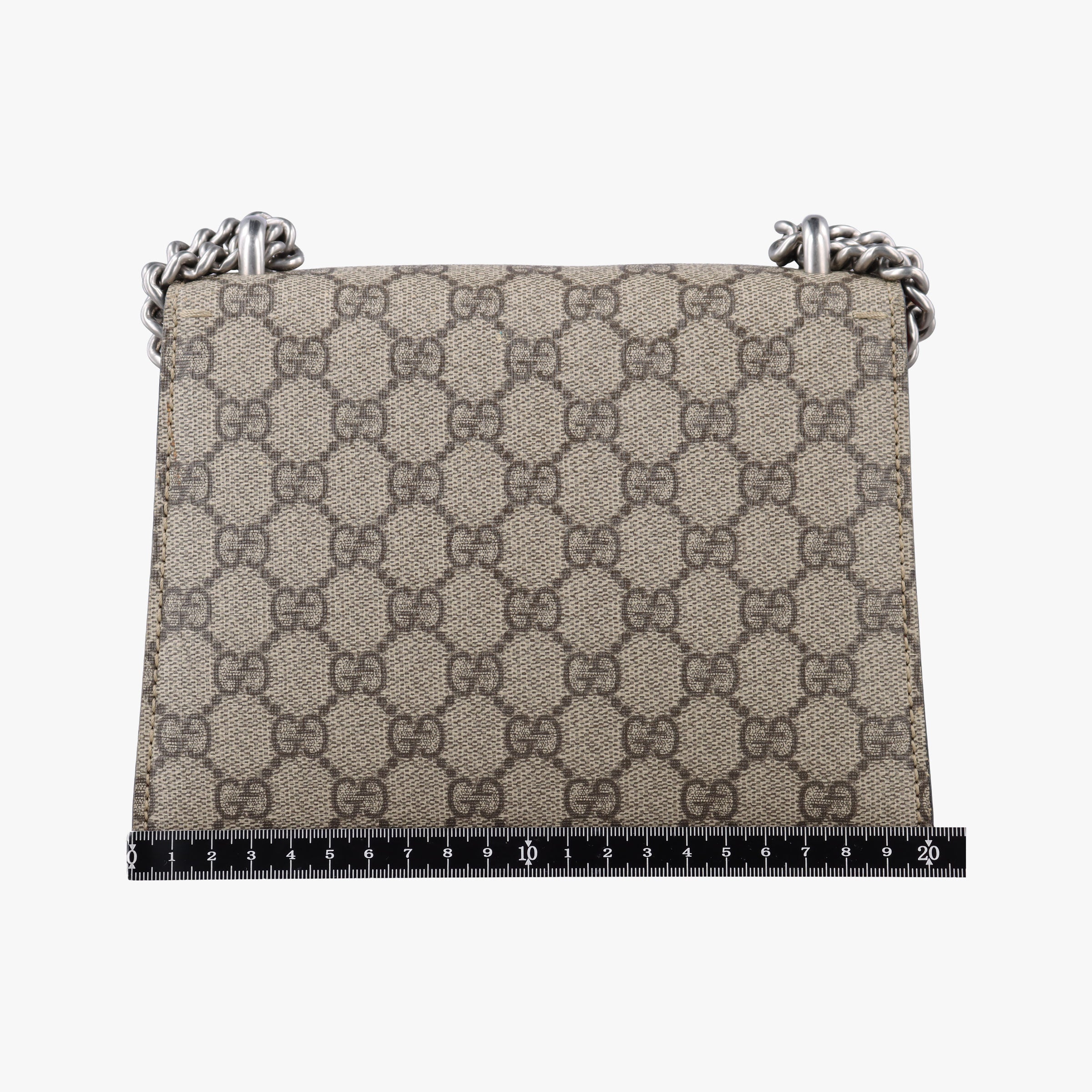 Pre-owned Gucci Dionysus beige×red PVC coated canvas × suede 421970 shoulderbag | stylenewstar