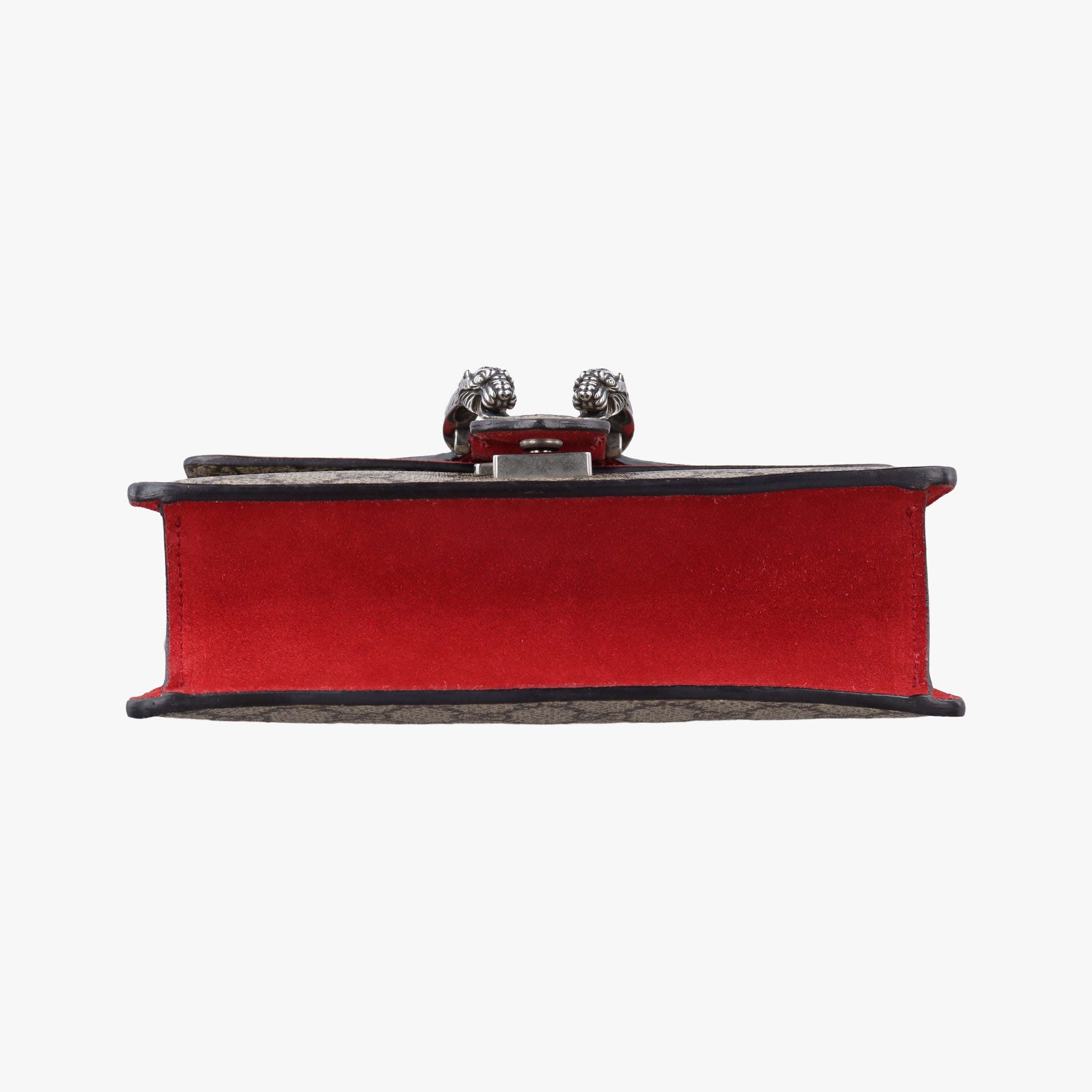 Pre-owned Gucci Dionysus beige×red PVC coated canvas × suede 421970 shoulderbag | stylenewstar