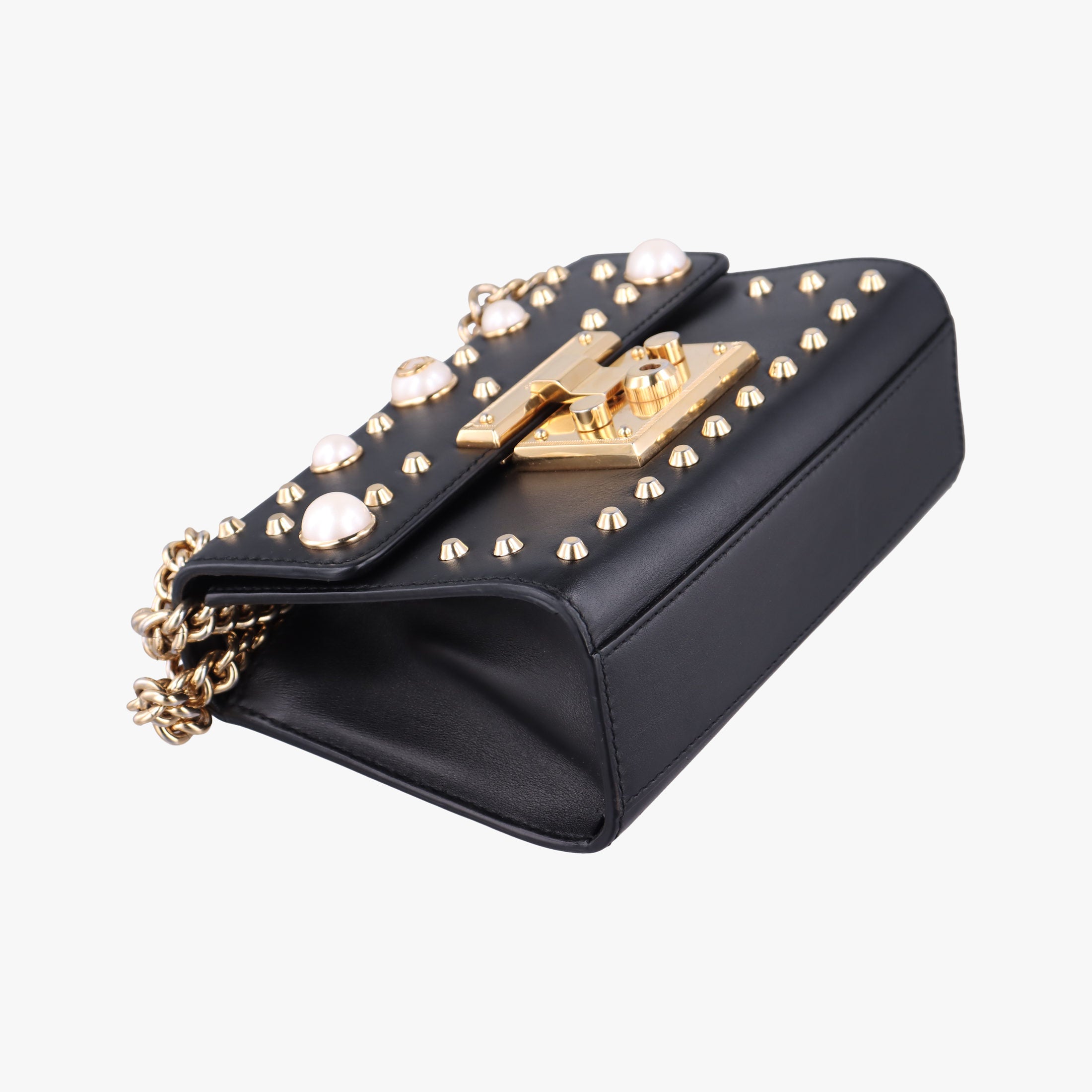 Secondhand Gucci Padlock Black Leather 432182 shoulderbag | stylenewstar