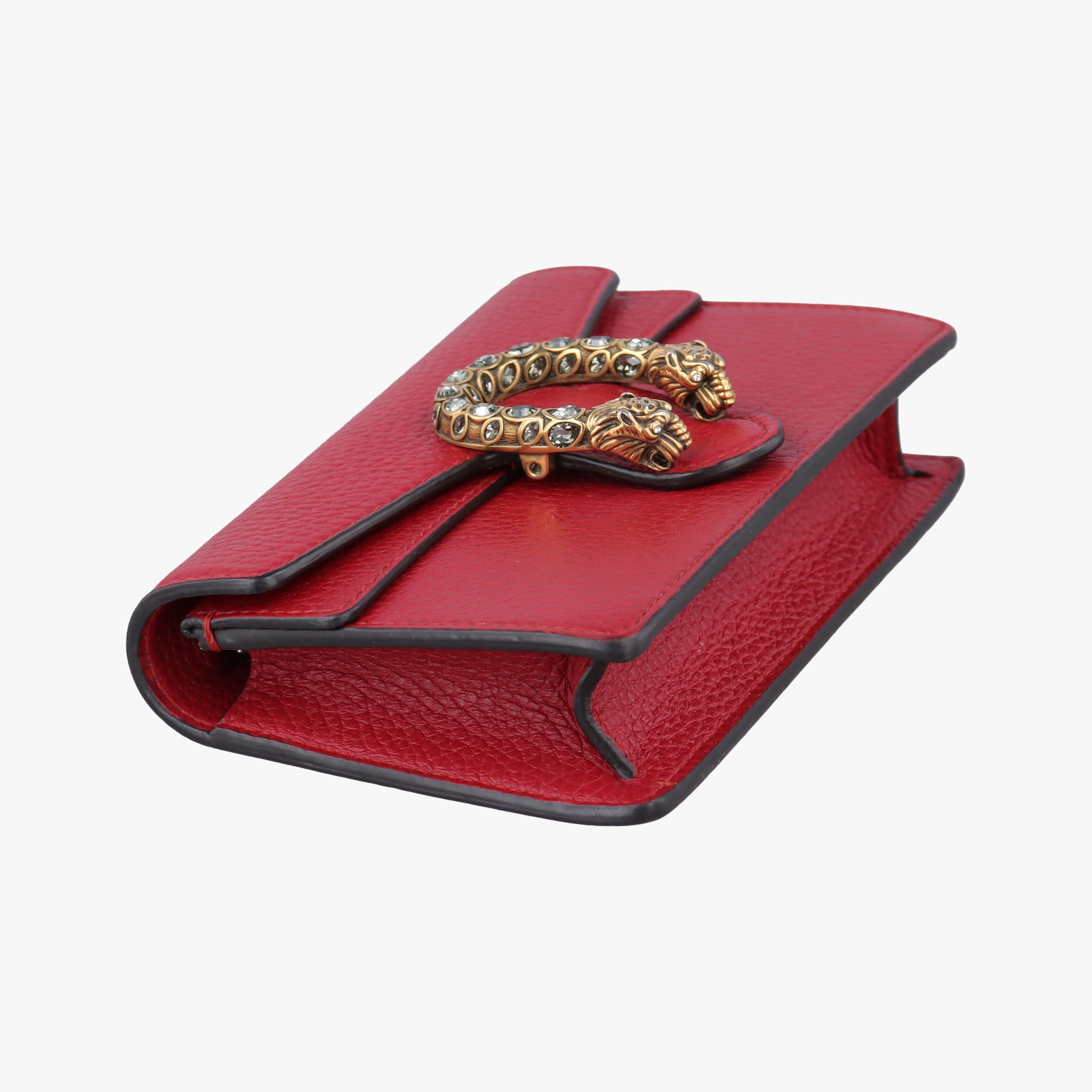 Pre-owned Gucci Dionysus Red Leather 476432 shoulderbag | stylenewstar