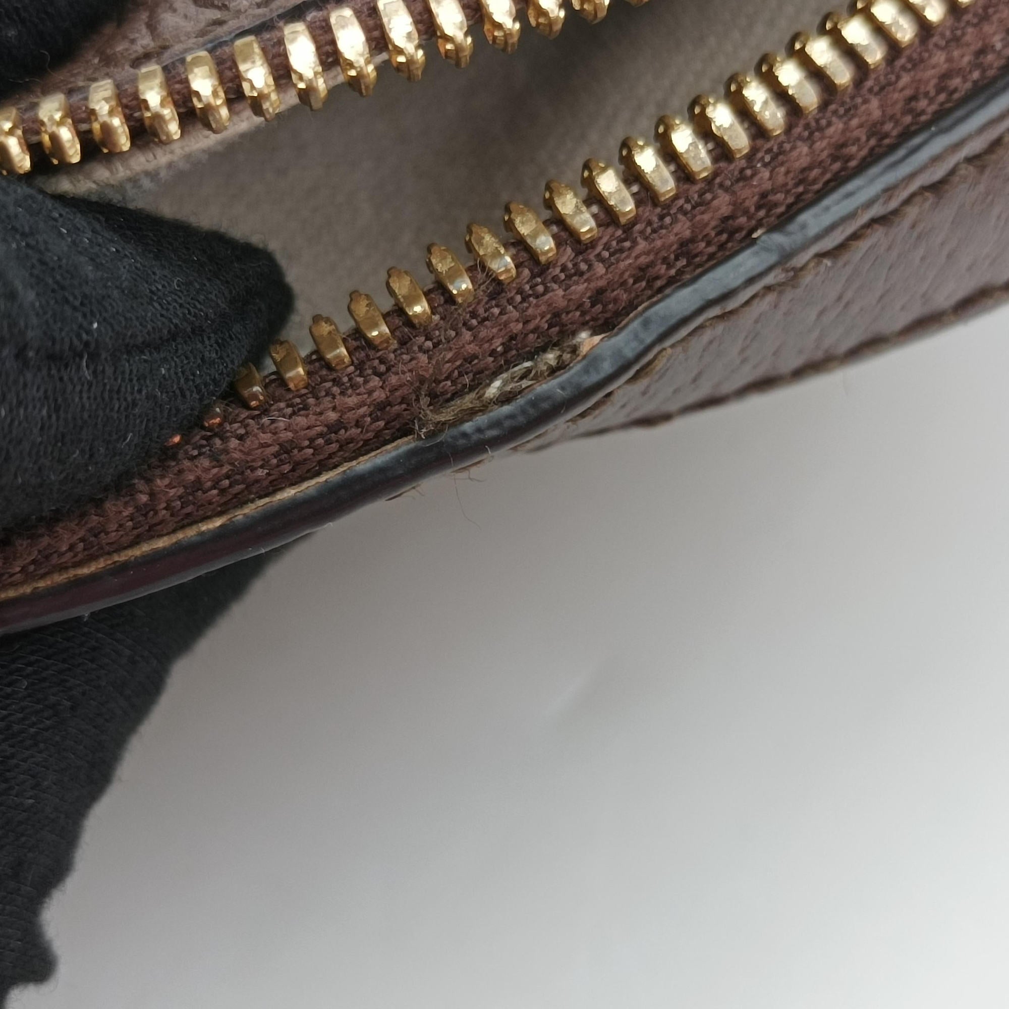 Secondhand Gucci Jumbo GG Messenger Brown canvas×leather 675891 shoulderbag | stylenewstar