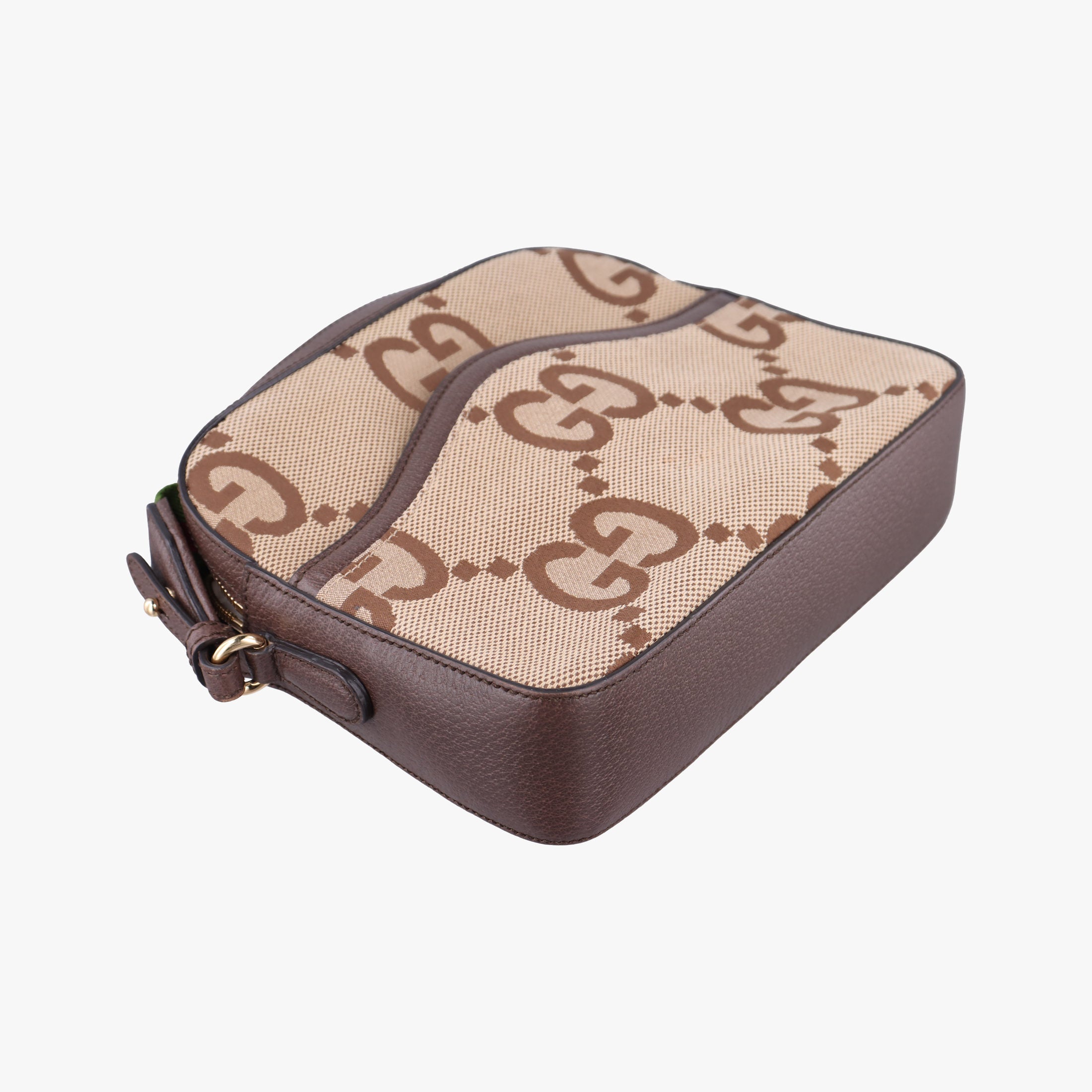Secondhand Gucci Jumbo GG Messenger Brown canvas×leather 675891 shoulderbag | stylenewstar