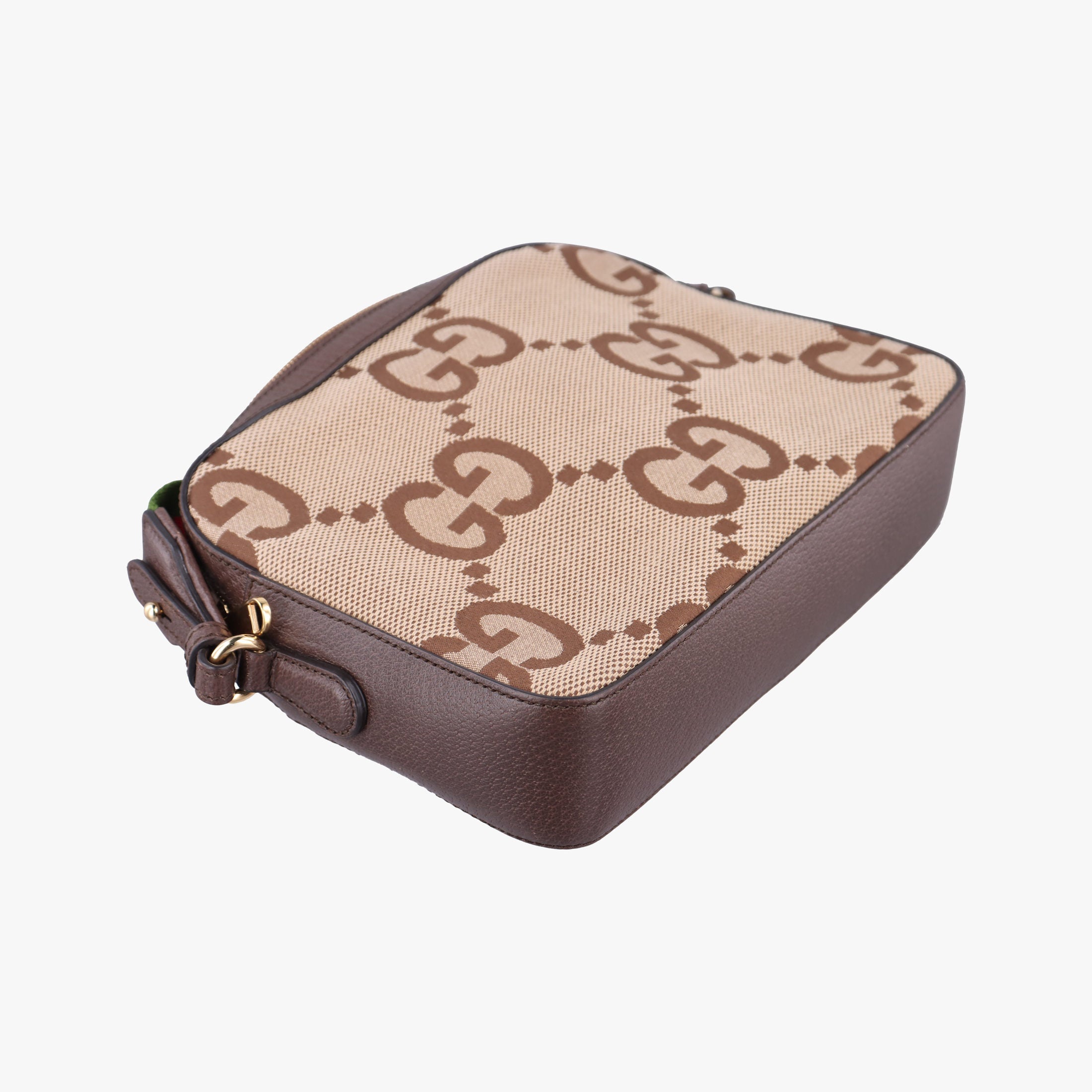 Secondhand Gucci Jumbo GG Messenger Brown canvas×leather 675891 shoulderbag | stylenewstar