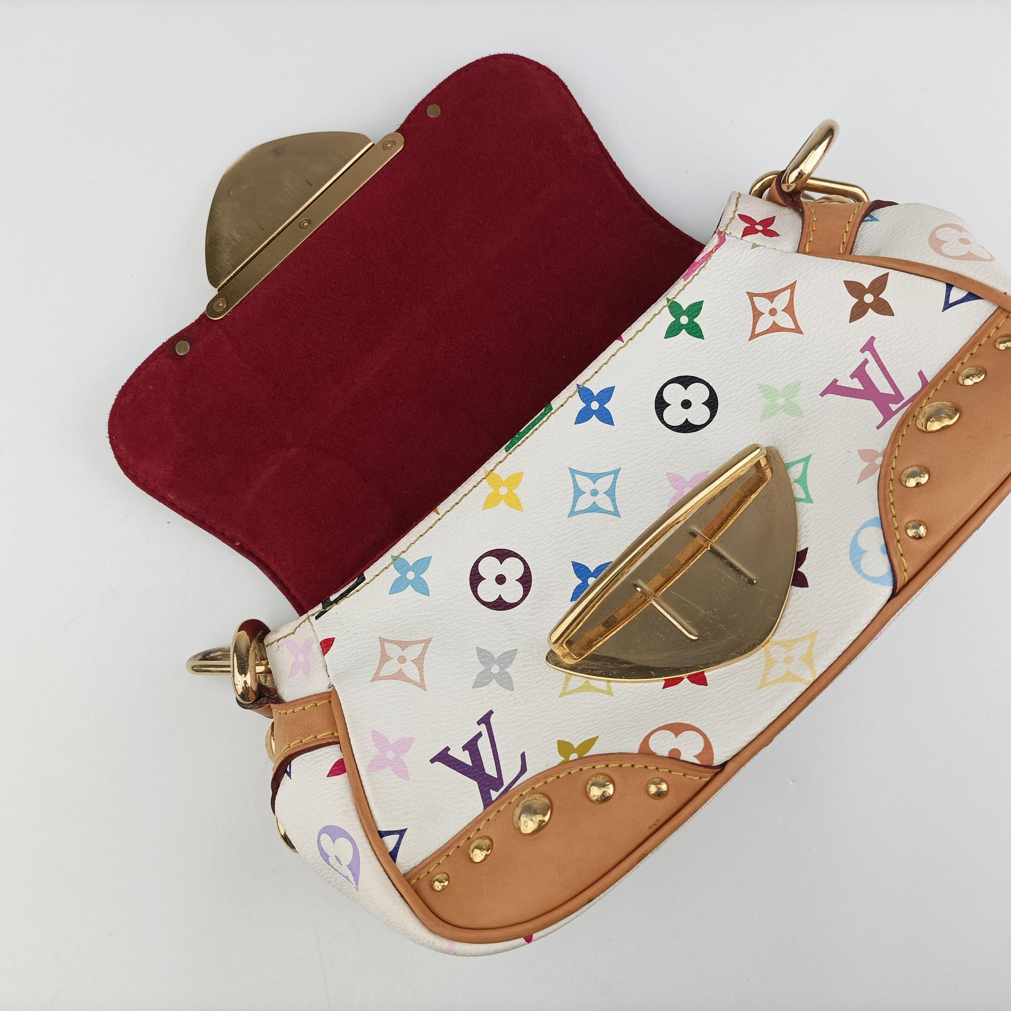 Secondhand Louis Vuitton MARILYN white Monogram Multicolor M40127 shoulderbag | stylenewstar