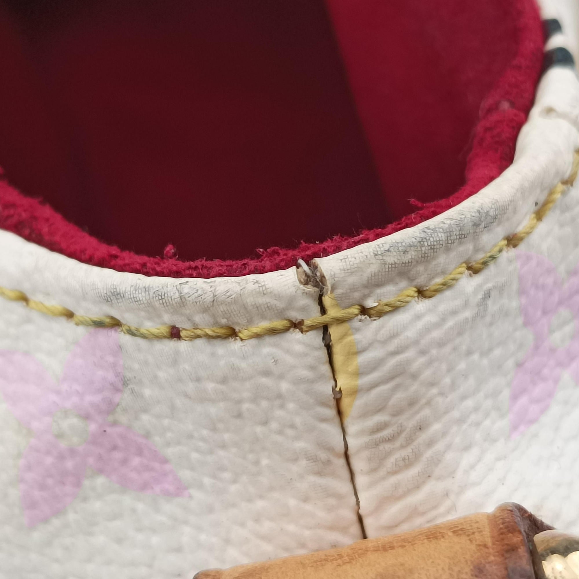 Secondhand Louis Vuitton MARILYN white Monogram Multicolor M40127 shoulderbag | stylenewstar