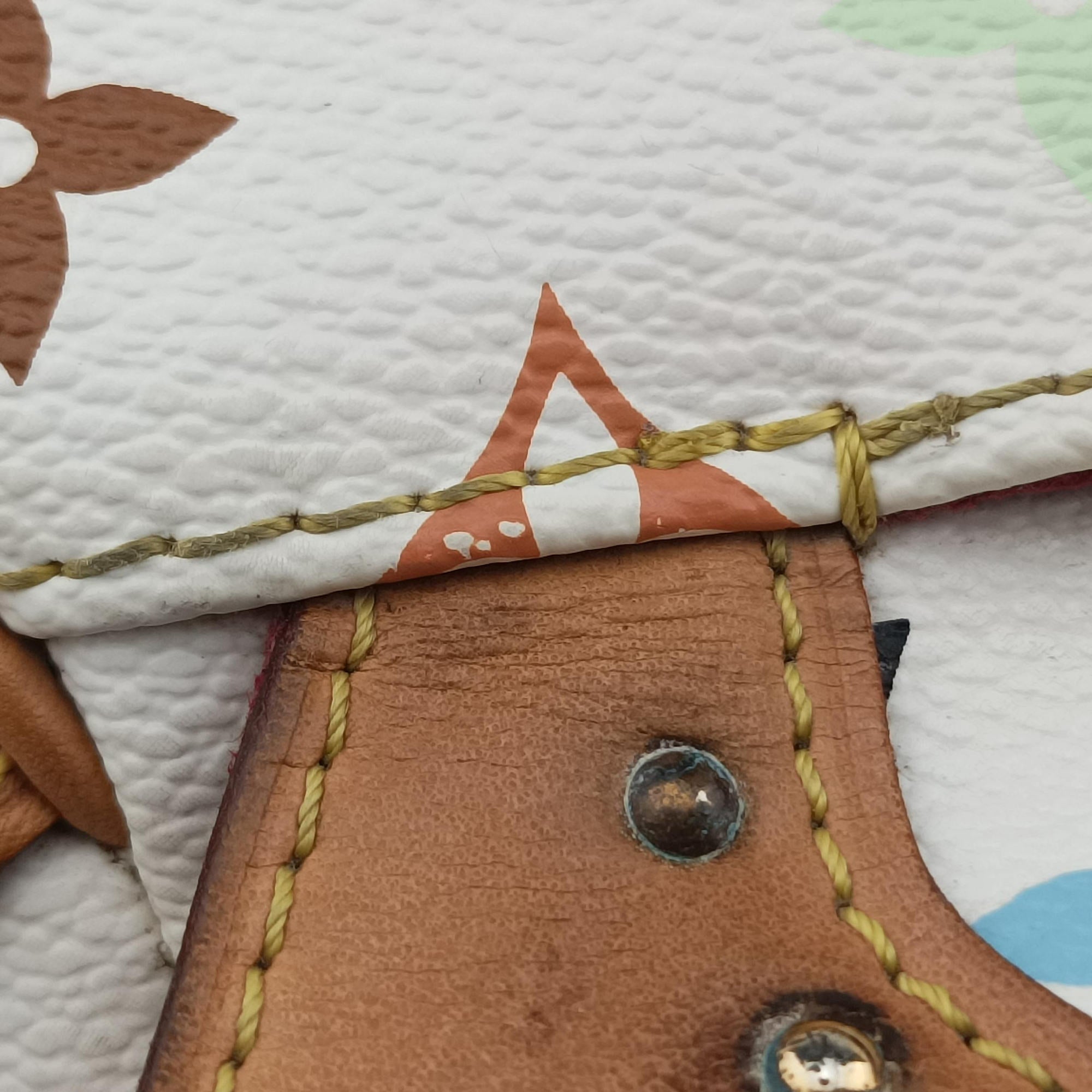 Secondhand Louis Vuitton MARILYN white Monogram Multicolor M40127 shoulderbag | stylenewstar