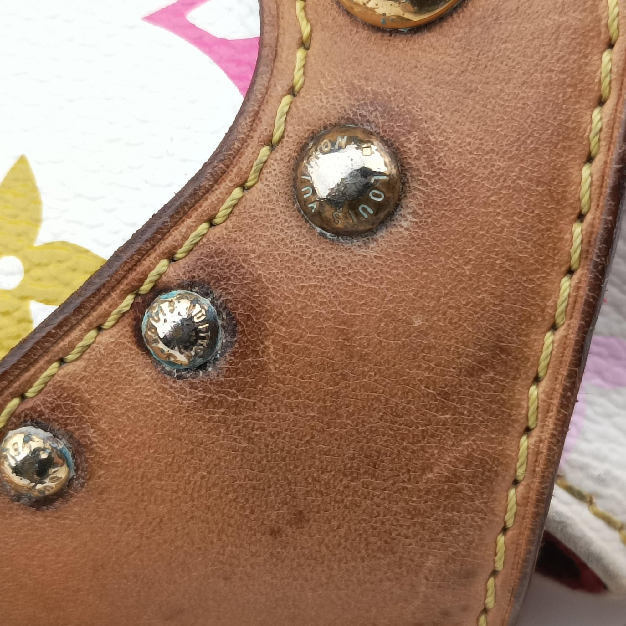 Secondhand Louis Vuitton MARILYN white Monogram Multicolor M40127 shoulderbag | stylenewstar
