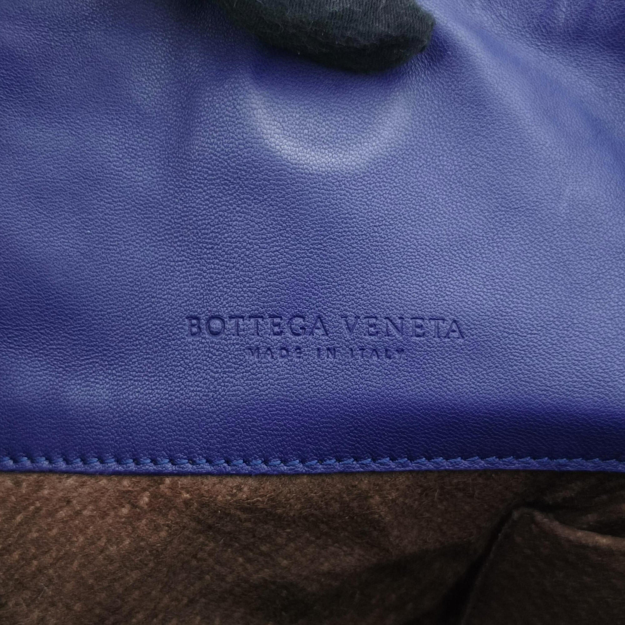 Pre-owned Bottega Veneta Parachute Intrecciato Purple lambskin  handbag | stylenewstar