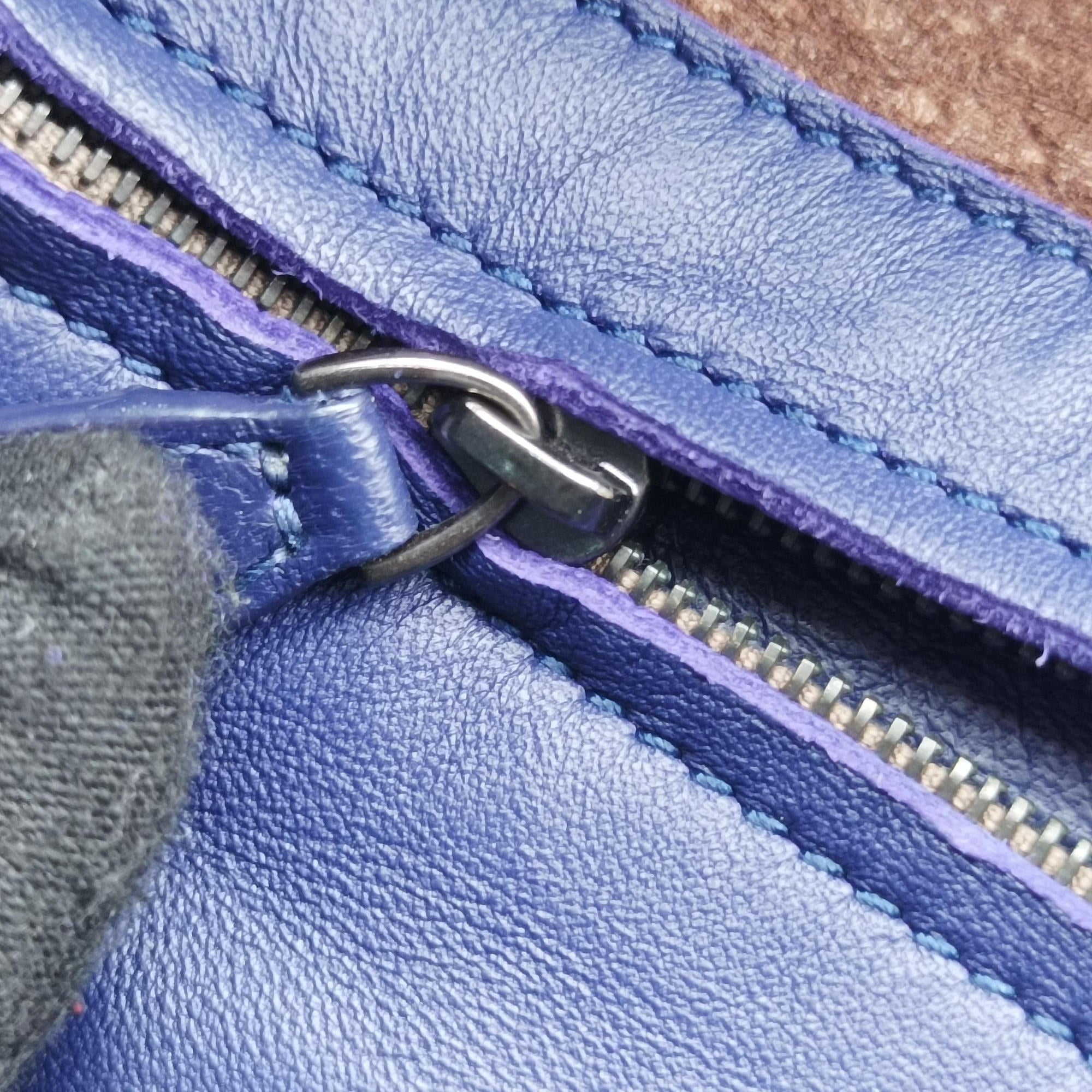 Pre-owned Bottega Veneta Parachute Intrecciato Purple lambskin  handbag | stylenewstar