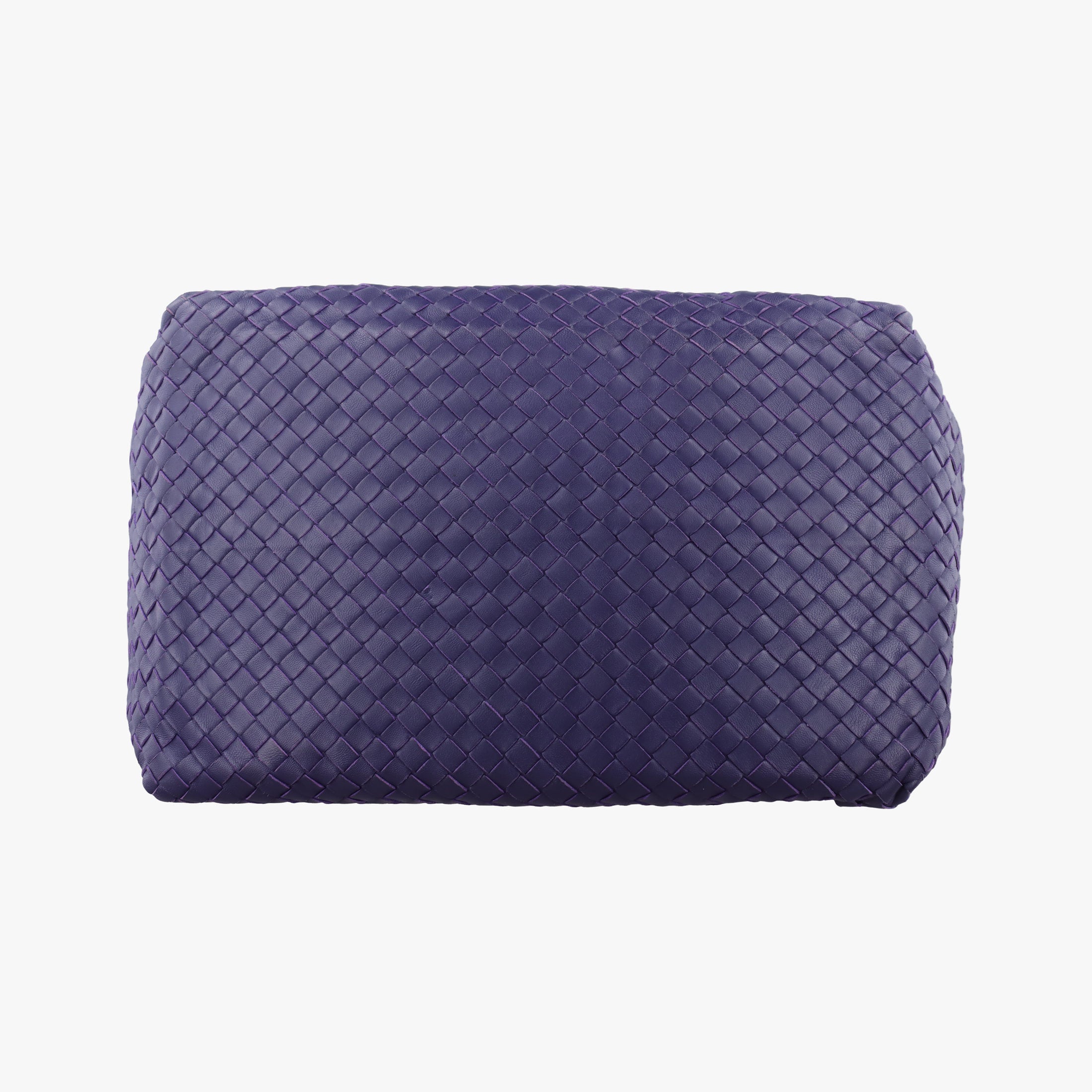 Pre-owned Bottega Veneta Parachute Intrecciato Purple lambskin  handbag | stylenewstar