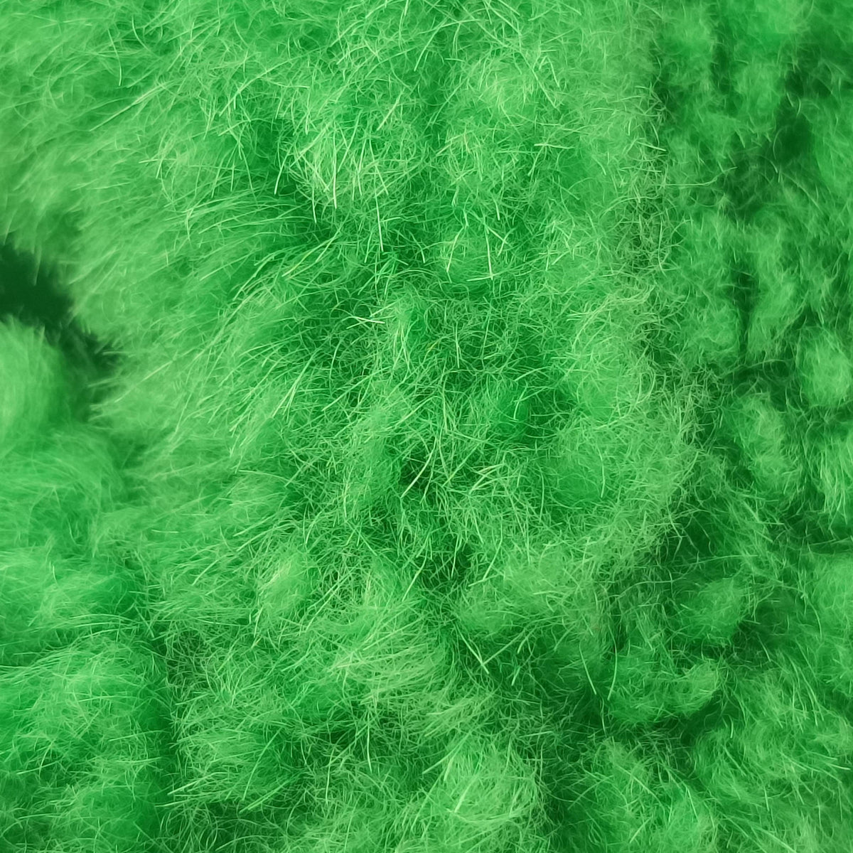Pre-owned Bottega Veneta Jodie Green Fur  clutchbag | stylenewstar