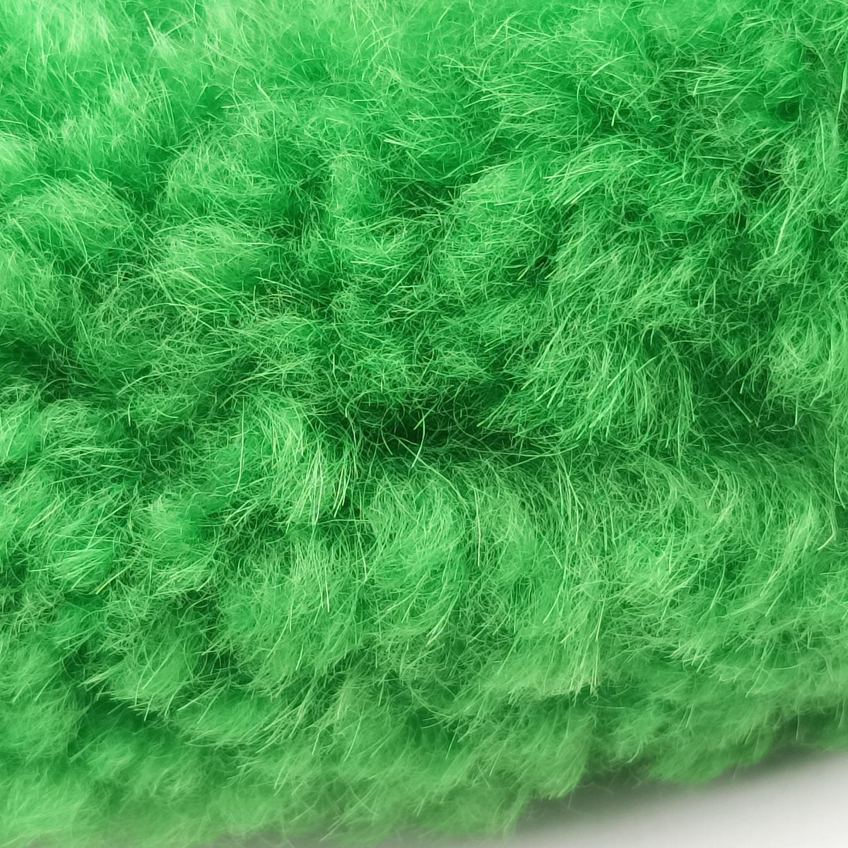 Pre-owned Bottega Veneta Jodie Green Fur  clutchbag | stylenewstar