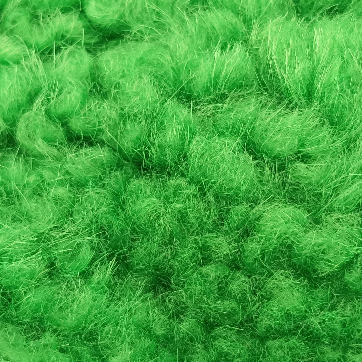 Pre-owned Bottega Veneta Jodie Green Fur  clutchbag | stylenewstar
