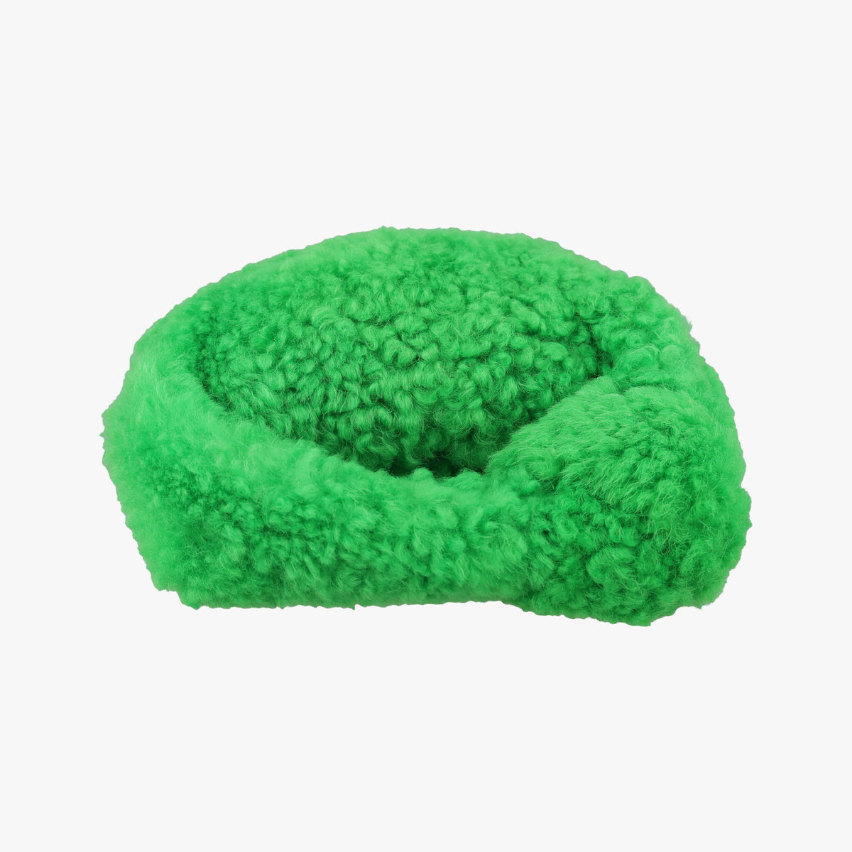 Pre-owned Bottega Veneta Jodie Green Fur  clutchbag | stylenewstar