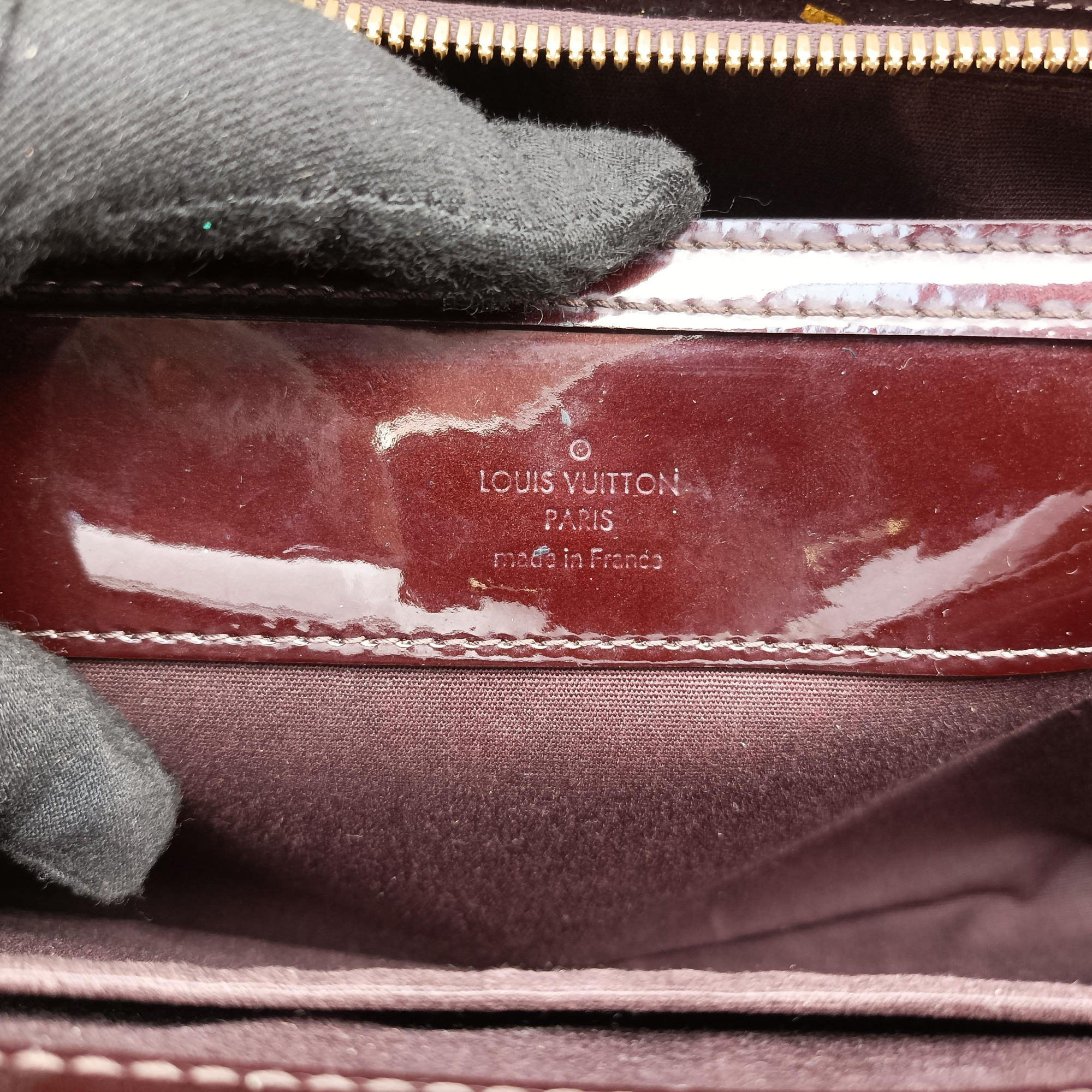Pre-owned Louis Vuitton Virginia　PM Amarante Vernis M90139 shoulderbag | stylenewstar