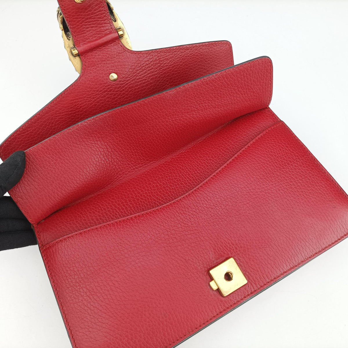 Pre-owned Gucci Dionysus Red Leather 400249 shoulderbag | stylenewstar