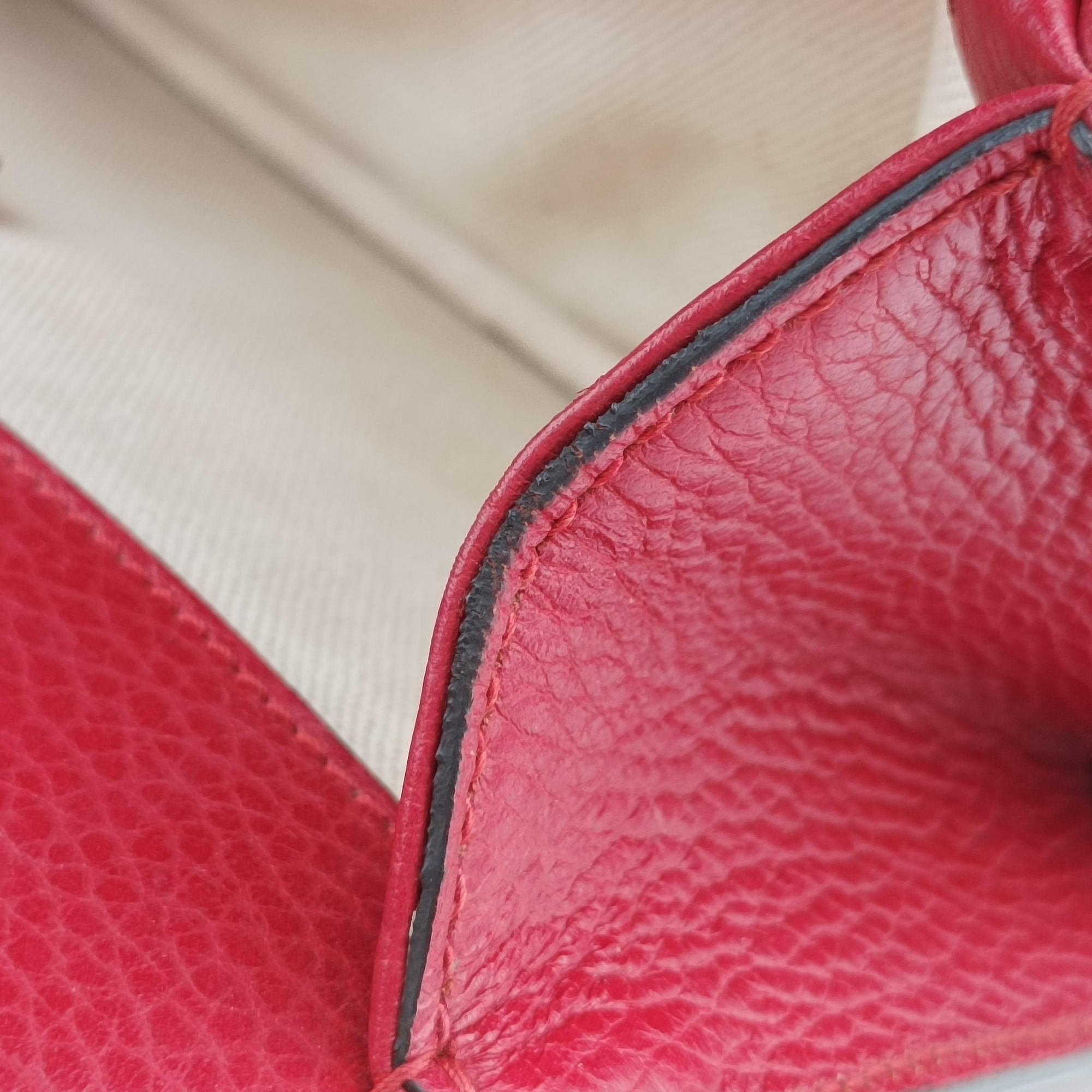 Pre-owned Gucci Dionysus Red Leather 400249 shoulderbag | stylenewstar