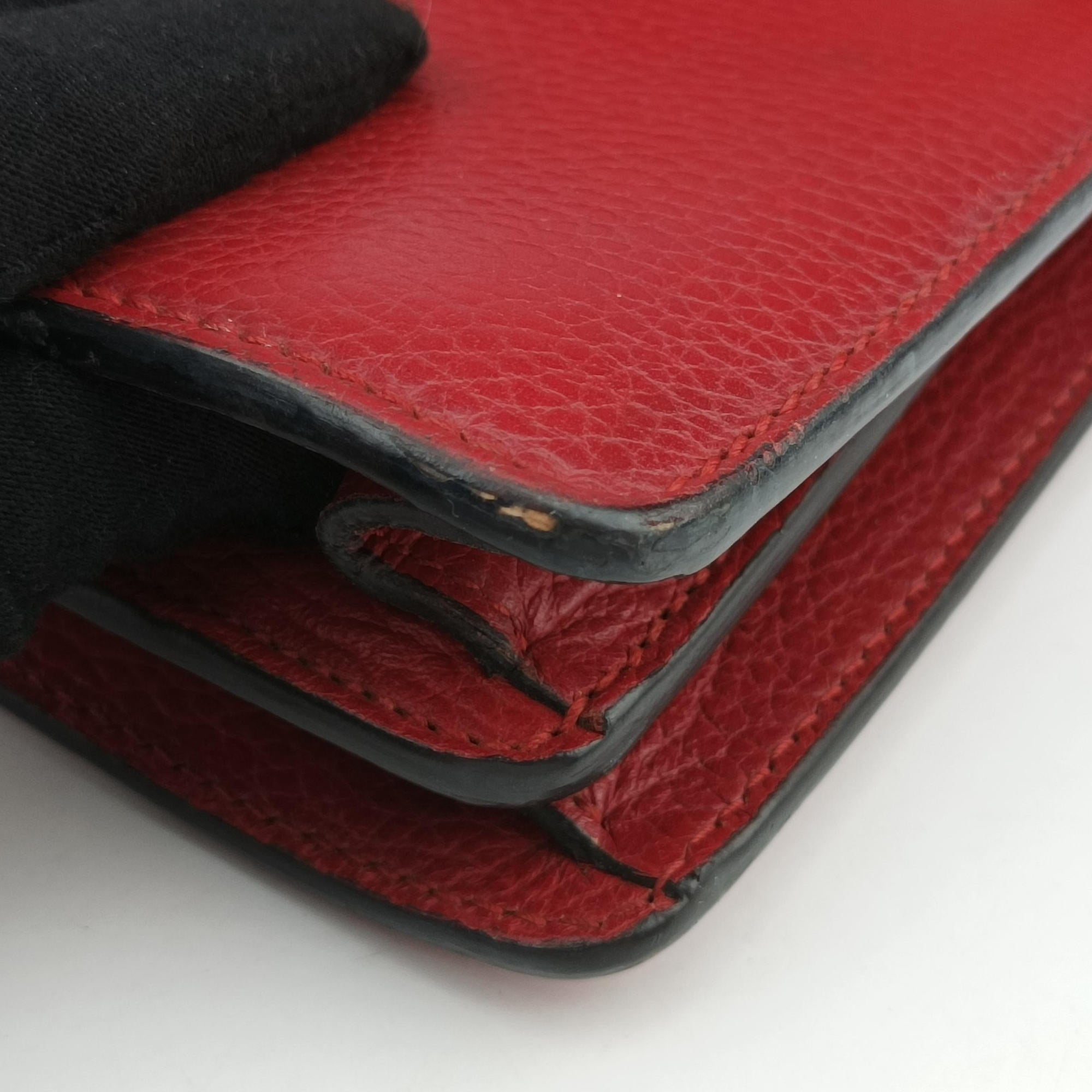 Pre-owned Gucci Dionysus Red Leather 400249 shoulderbag | stylenewstar