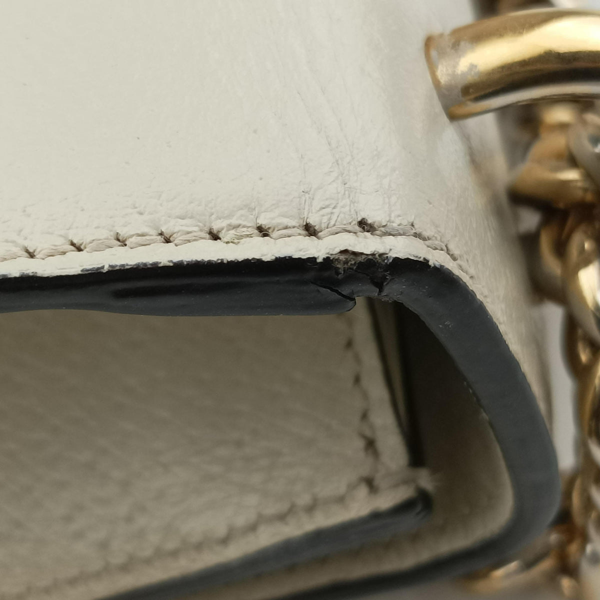 Secondhand Gucci Padlock Beige×White×Multi Leather × Coated Canvas × Snakeskin 432182 shoulderbag | stylenewstar